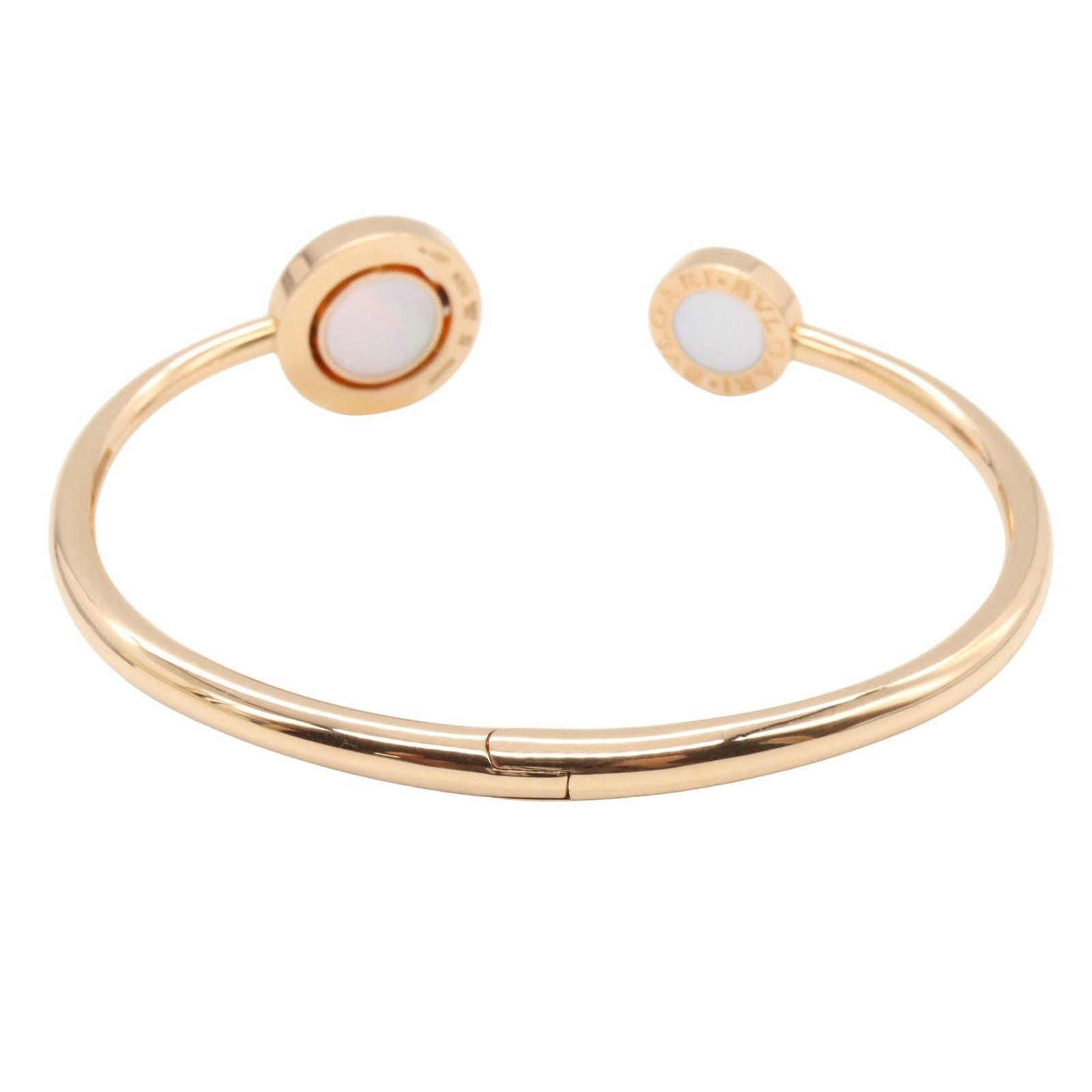 Bvlgari Bvlgari Bulgari Bangle Carnelian Mop K18Pg (Pink Gold) Mother Of Pearl/Carnelian Red White Size ONE SIZE - 2 Thumbnail