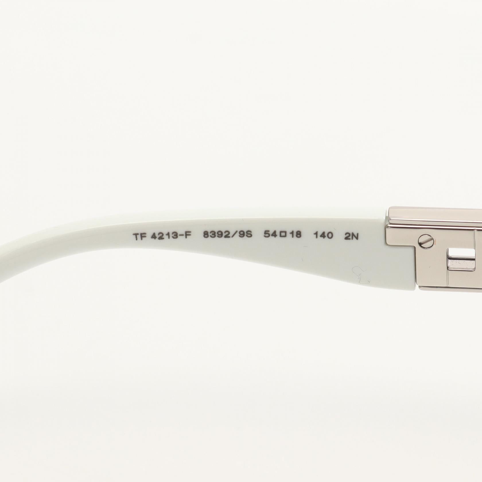 Tiffany & Co. Tiffany Co Tiffany T Sunglasses Gp White Light Blue Silver Gradient Lens Size ONE SIZE - 5 Thumbnail