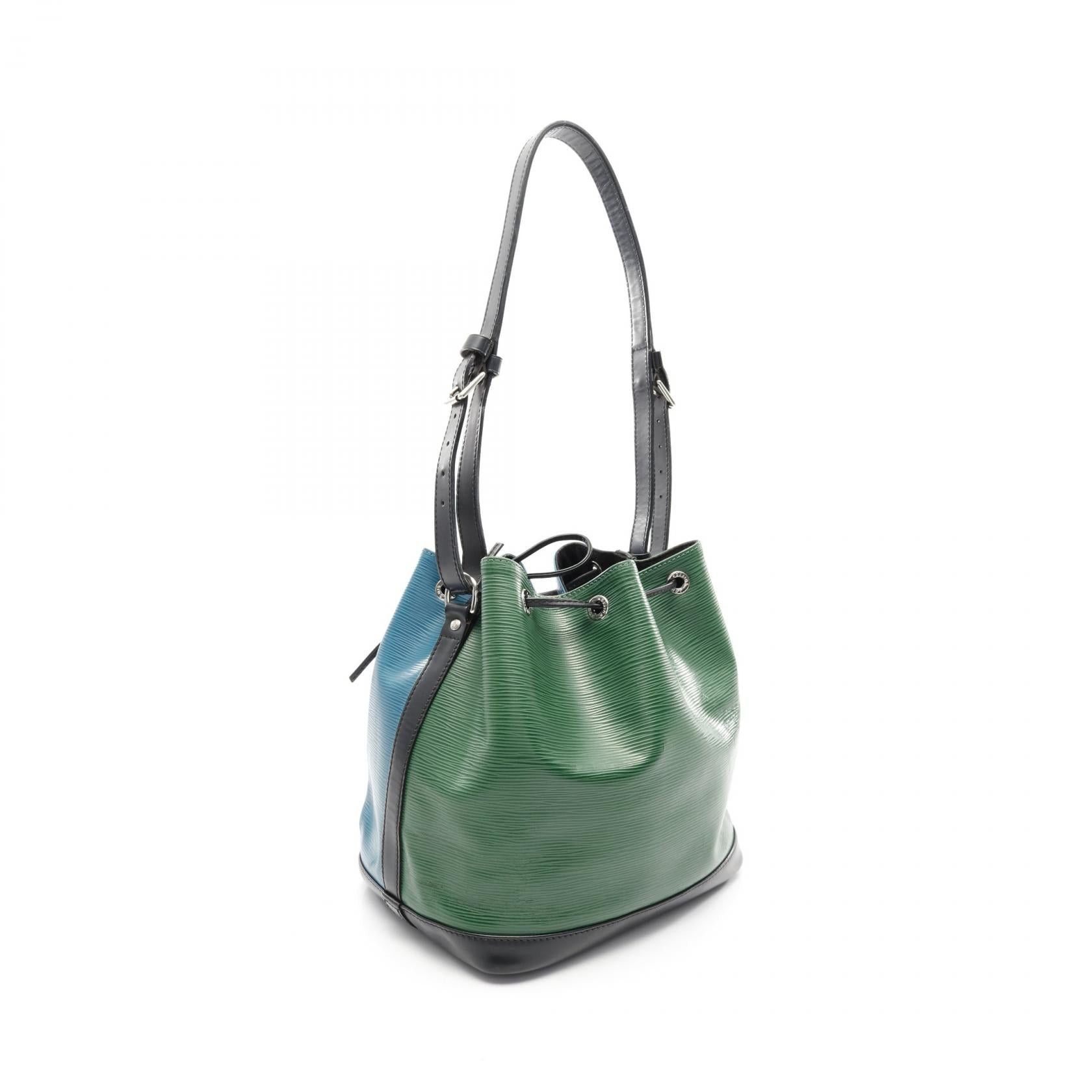 Louis Vuitton Louis Vuitton Petit Noe Tricolor Epi Peacock Blue Noir Shoulder Bag Leather Green Black Size ONE SIZE - 2 Thumbnail