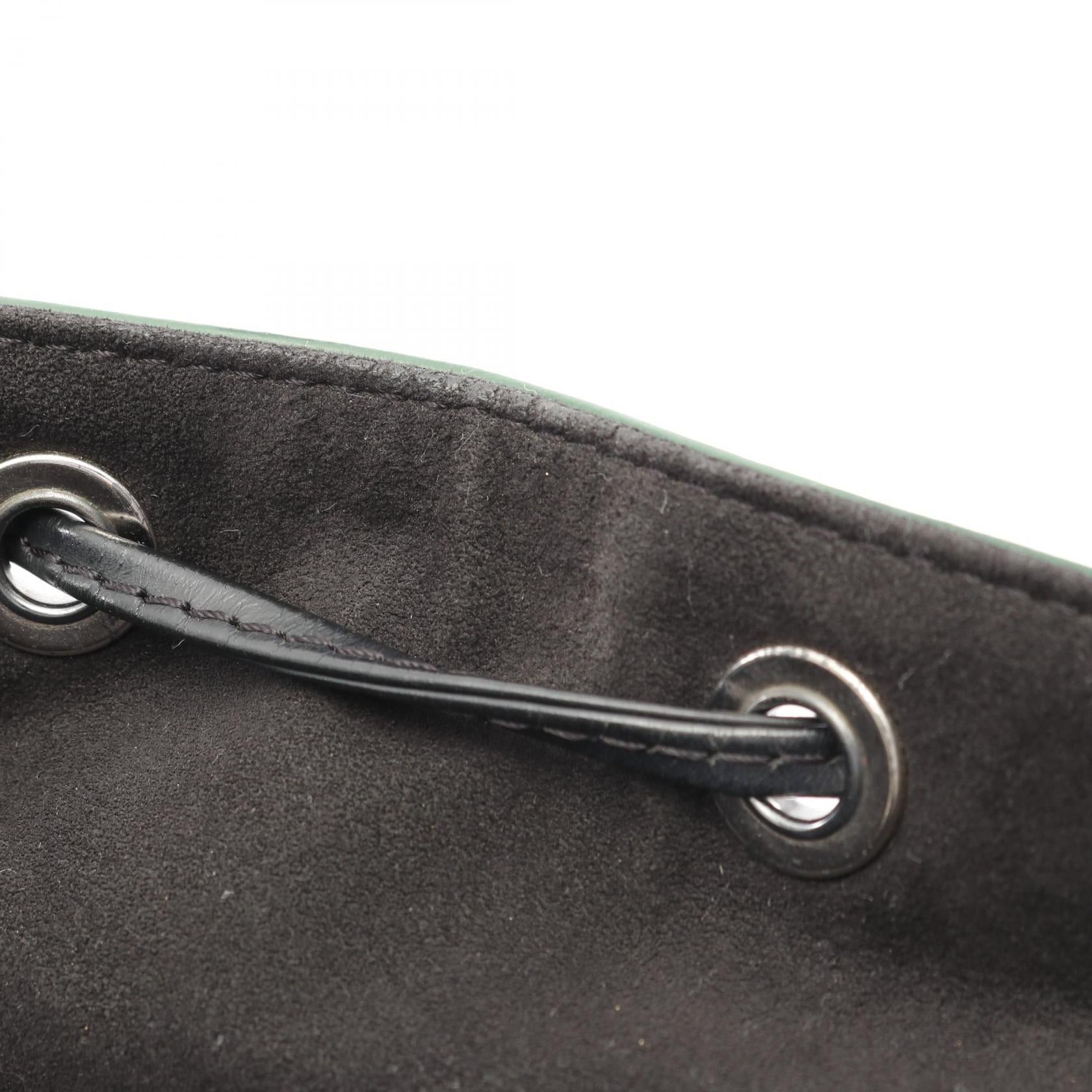 Louis Vuitton Louis Vuitton Petit Noe Tricolor Epi Peacock Blue Noir Shoulder Bag Leather Green Black Size ONE SIZE - 10 Thumbnail