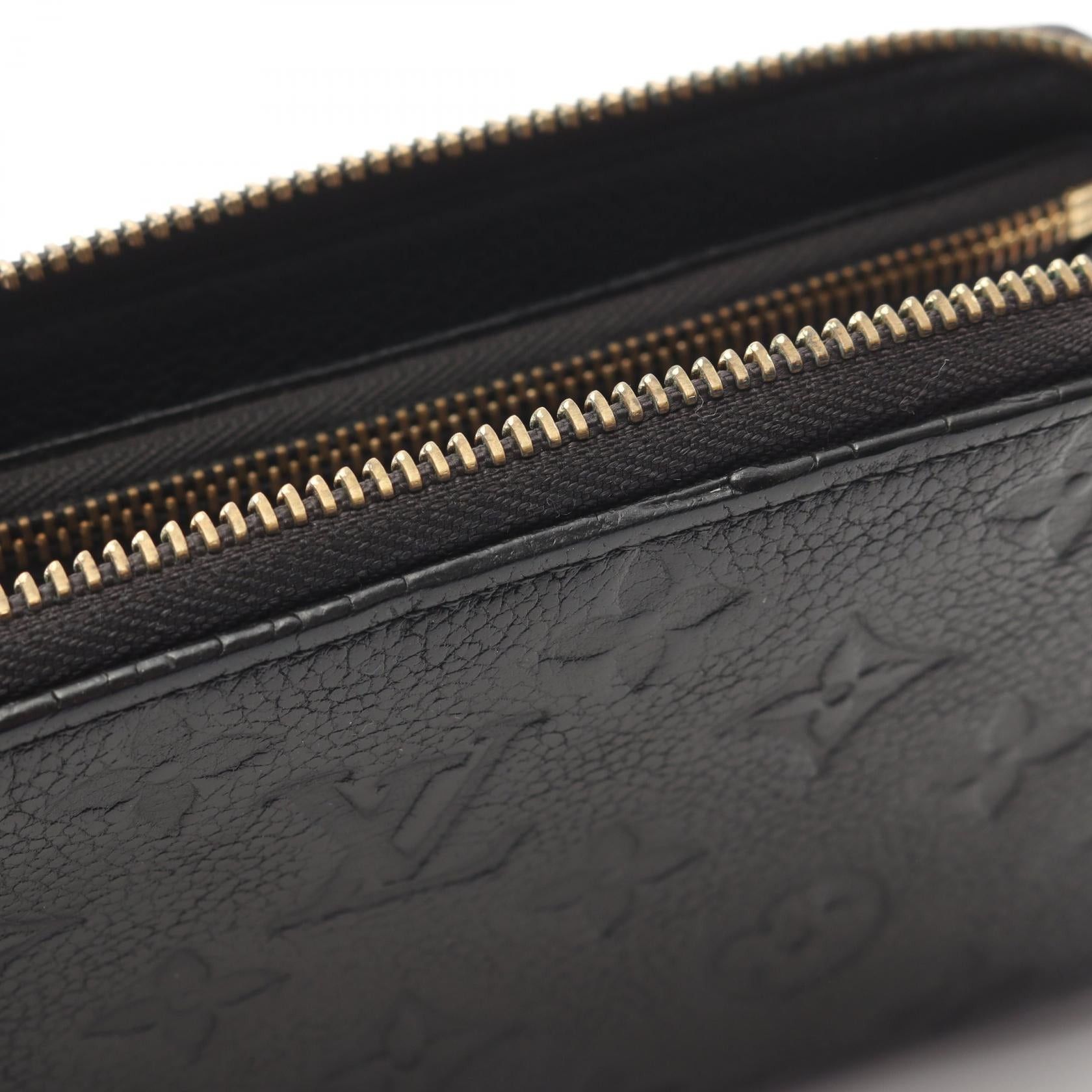 Louis Vuitton Louis Vuitton Portefeuil Skret Ron Monogram Empreinte Infini Round Zipper Long Wallet Leather Dark Navy Size ONE SIZE - 9 Thumbnail