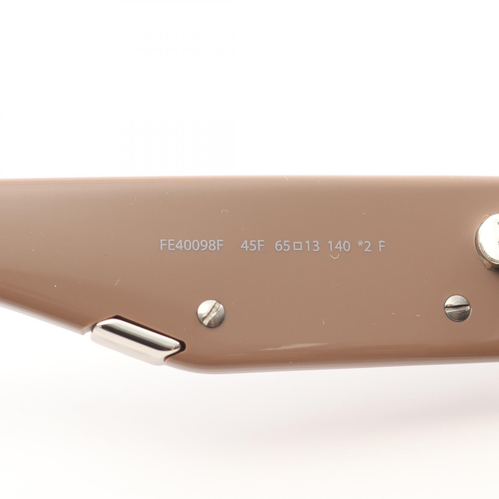 Fendi Fendi F Logo Sunglasses Others Pink Size ONE SIZE - 5 Thumbnail