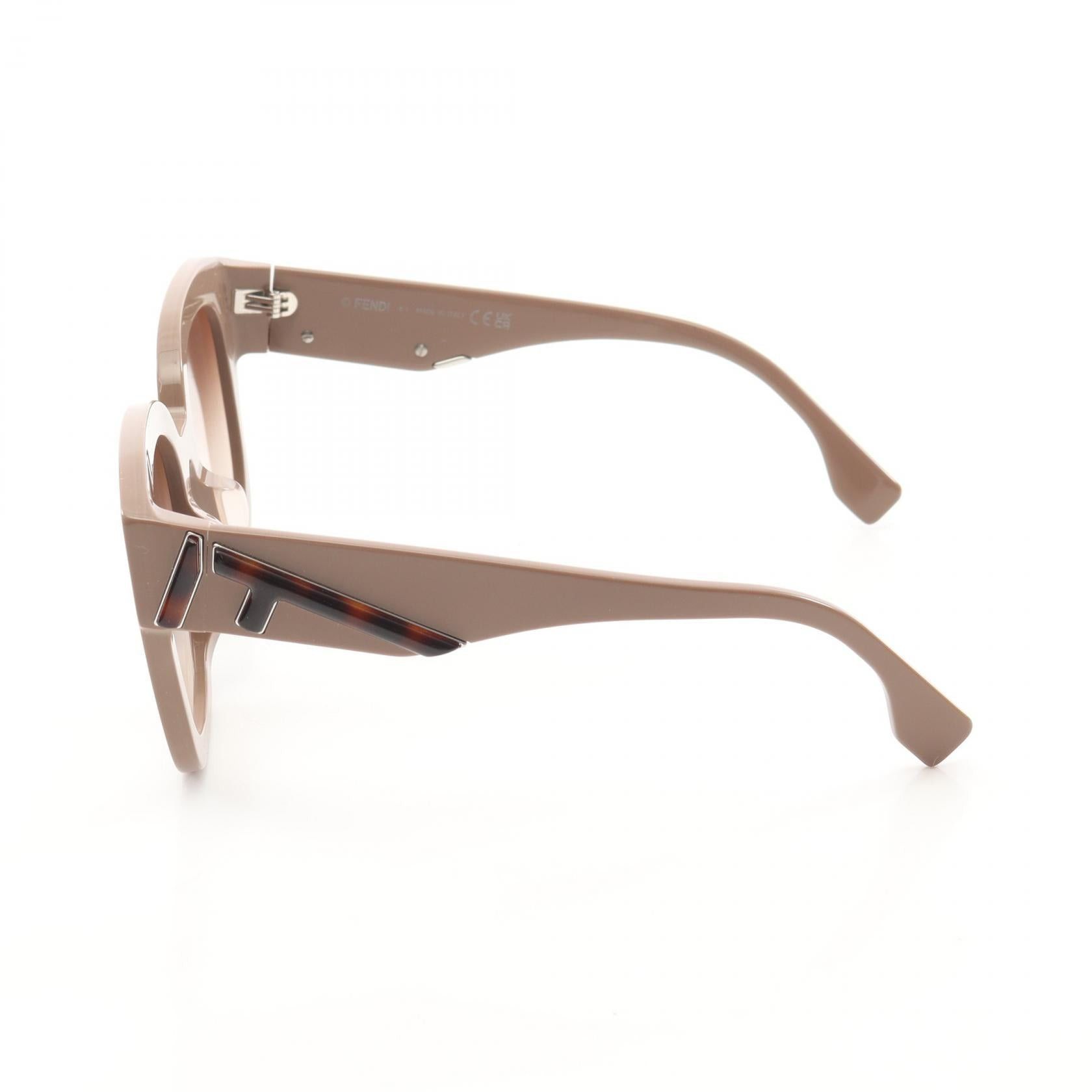 Fendi Fendi F Logo Sunglasses Others Pink Size ONE SIZE - 3 Thumbnail