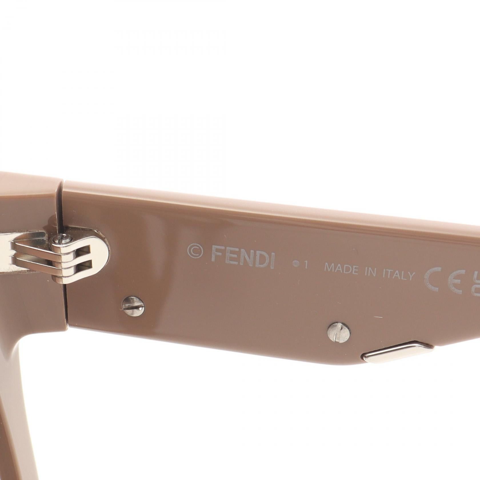 Fendi Fendi F Logo Sunglasses Others Pink Size ONE SIZE - 4 Thumbnail