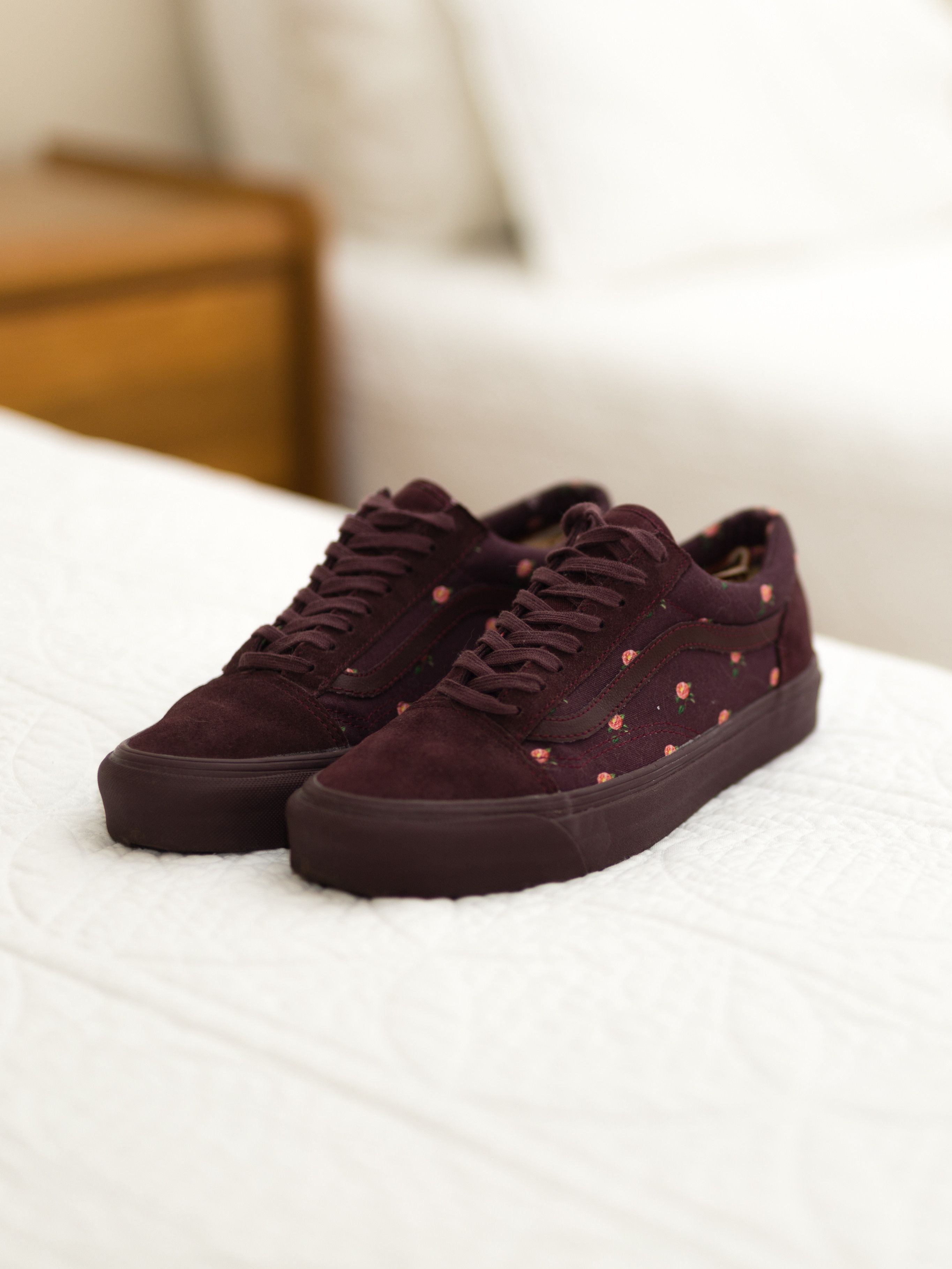 Vans Vault x Undercover Rose Old Skool Bordeaux Burgundy Footwear