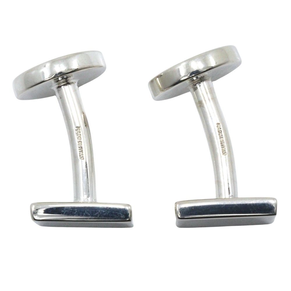 Gucci Gucci Gucci Square Logo Silver 925 Cufflinks Metal Cufflinks DUTY FREE for USA Size ONE SIZE - 2 Thumbnail