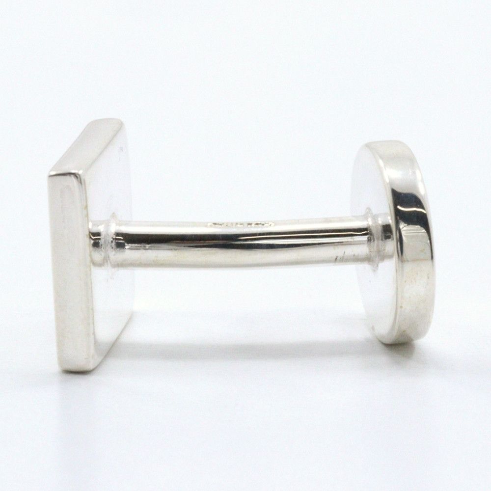 Gucci Gucci Gucci Square Logo Silver 925 Cufflinks Metal Cufflinks DUTY FREE for USA Size ONE SIZE - 3 Thumbnail