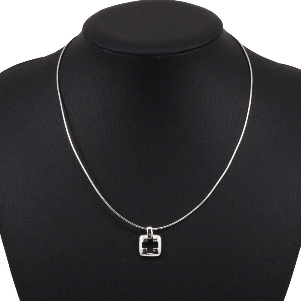 Tiffany & Co. Tiffany & Co. Tiffany Piast Cross Silver 925 Necklace Metal Necklace DUTY FREE for USA Size ONE SIZE - 2 Thumbnail