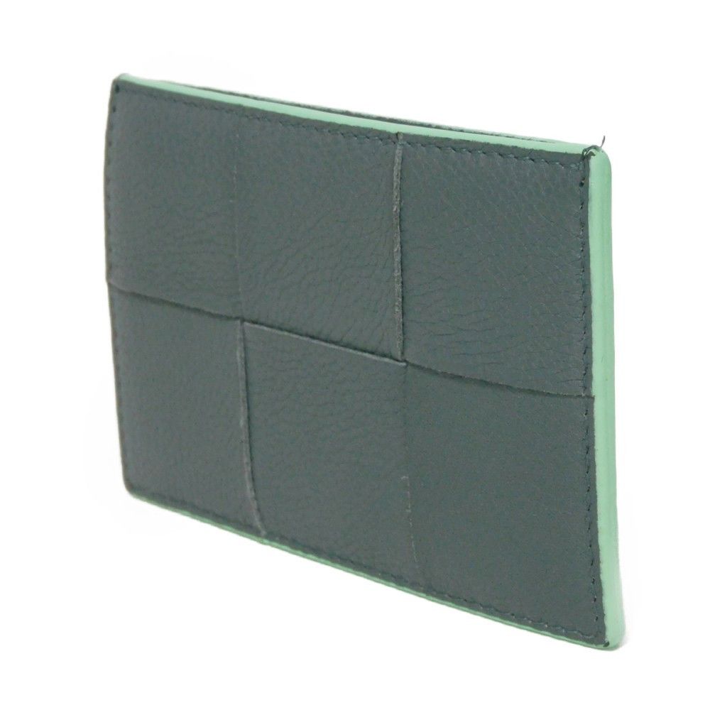 Bottega Veneta Bottega Veneta Bottega Veneta Cassette Grained Calfskin Card Case Leather Card Case Size ONE SIZE - 2 Thumbnail