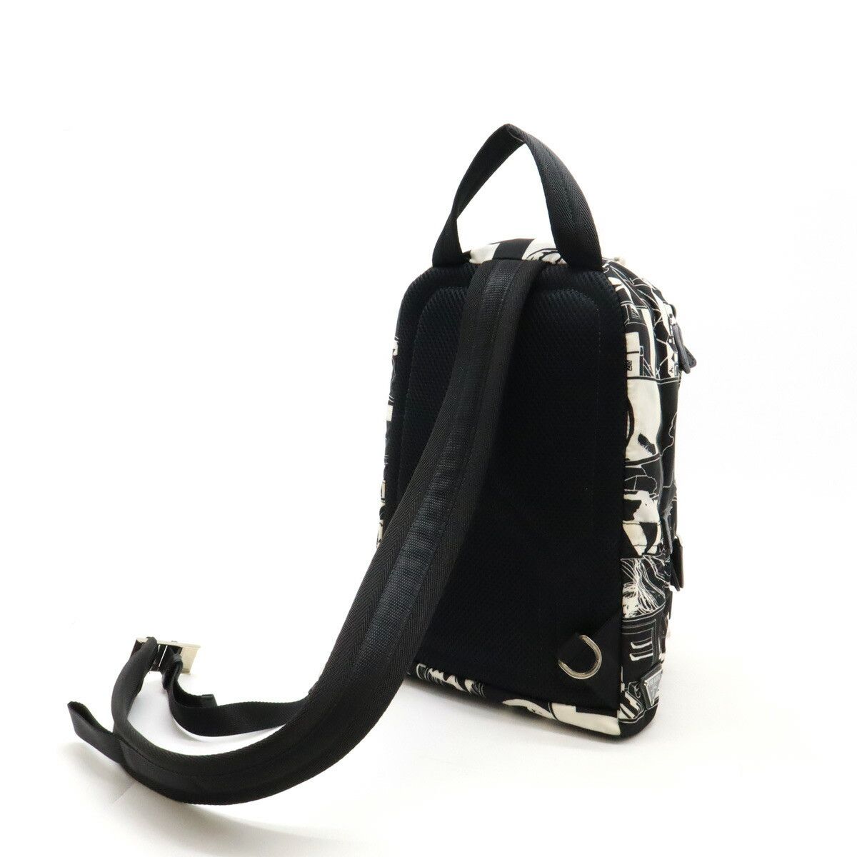 Prada Prada Prada Nylon Tessuto Comics Shoulder Bag 2VZ013 Leather Shoulder Bag 2VZ013 Size ONE SIZE - 2 Thumbnail