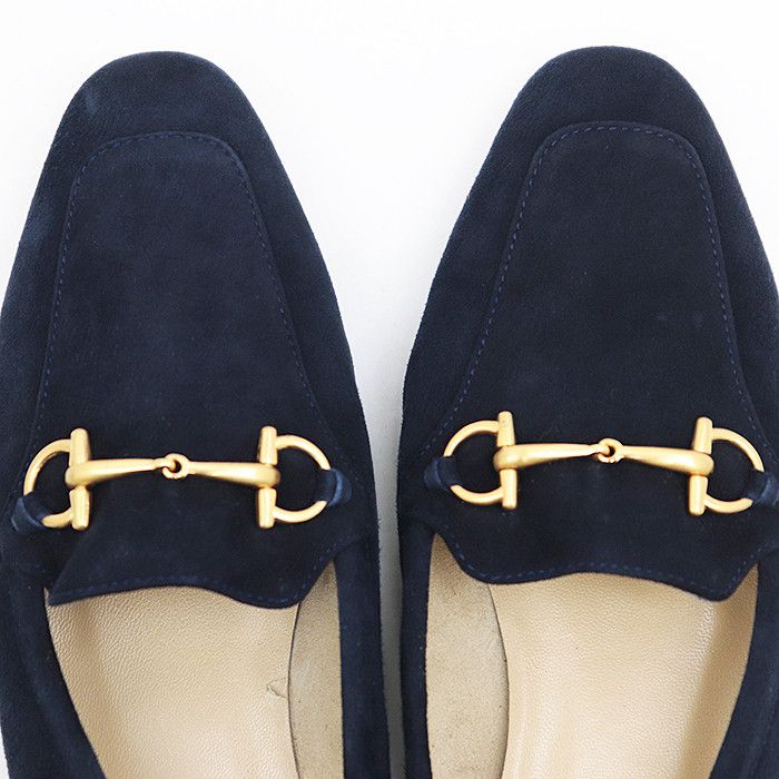 Gucci Gucci Gucci Horsebit Leather Suede Loafer Leather Shoes 1011295 Size ONE SIZE - 11 Thumbnail