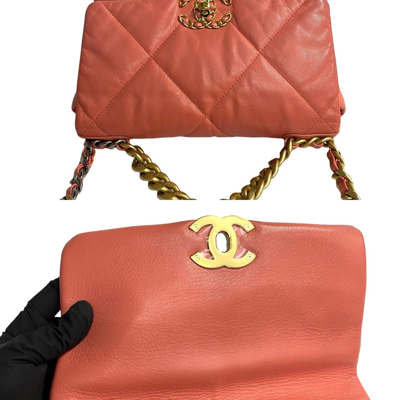 Chanel Chanel Chanel 19 Lambskin Shoulder Bag Leather Shoulder Bag Size ONE SIZE - 8 Thumbnail