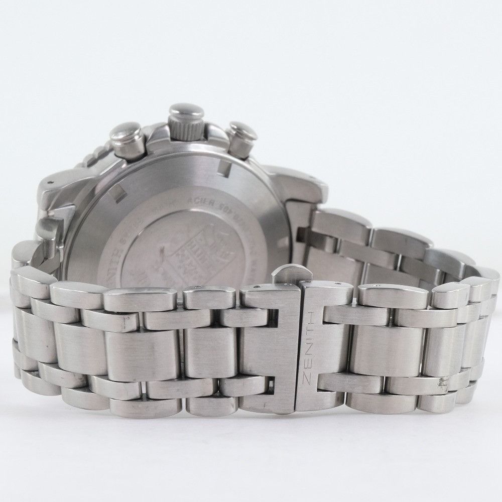 ZENITH Zenith Zenith Rainbow flyback Stainless Steel Metal Automatic 01/02.0470.405 DUTY FREE for USA Size ONE SIZE - 5 Thumbnail