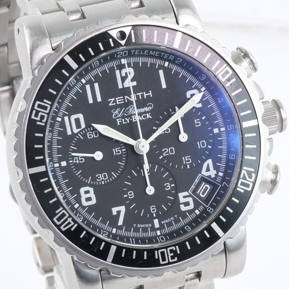 ZENITH Zenith Zenith Rainbow flyback Stainless Steel Metal Automatic 01/02.0470.405 DUTY FREE for USA Size ONE SIZE - 3 Thumbnail