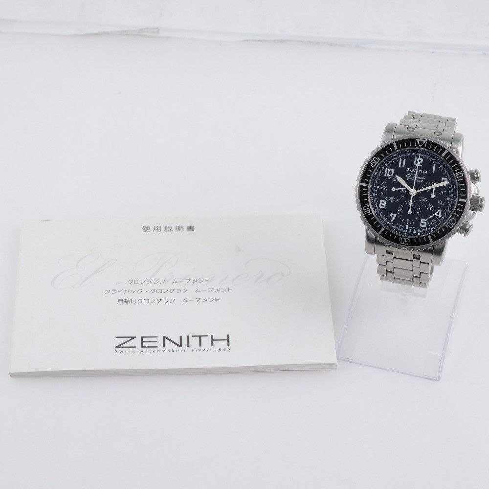 ZENITH Zenith Zenith Rainbow flyback Stainless Steel Metal Automatic 01/02.0470.405 DUTY FREE for USA Size ONE SIZE - 11 Thumbnail