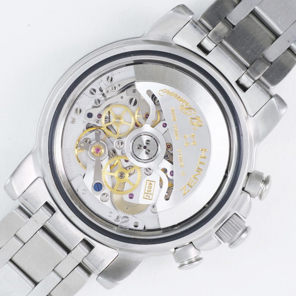 ZENITH Zenith Zenith Rainbow flyback Stainless Steel Metal Automatic 01/02.0470.405 DUTY FREE for USA Size ONE SIZE - 9 Thumbnail