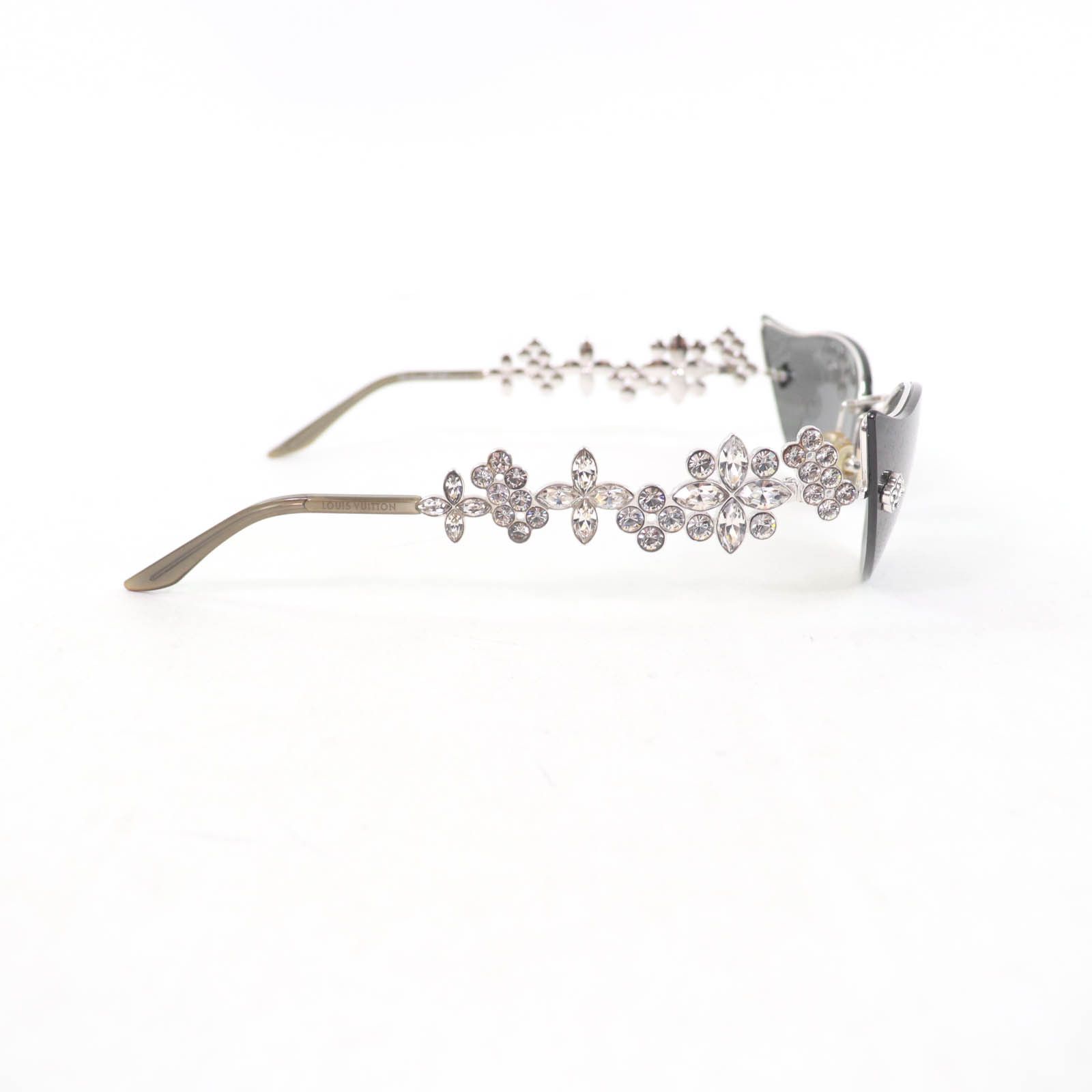 Louis Vuitton Louis Vuitton Louis Vuitton Swarovski Sunglasses Plastic Sunglasses 75BR6 Size ONE SIZE - 5 Thumbnail