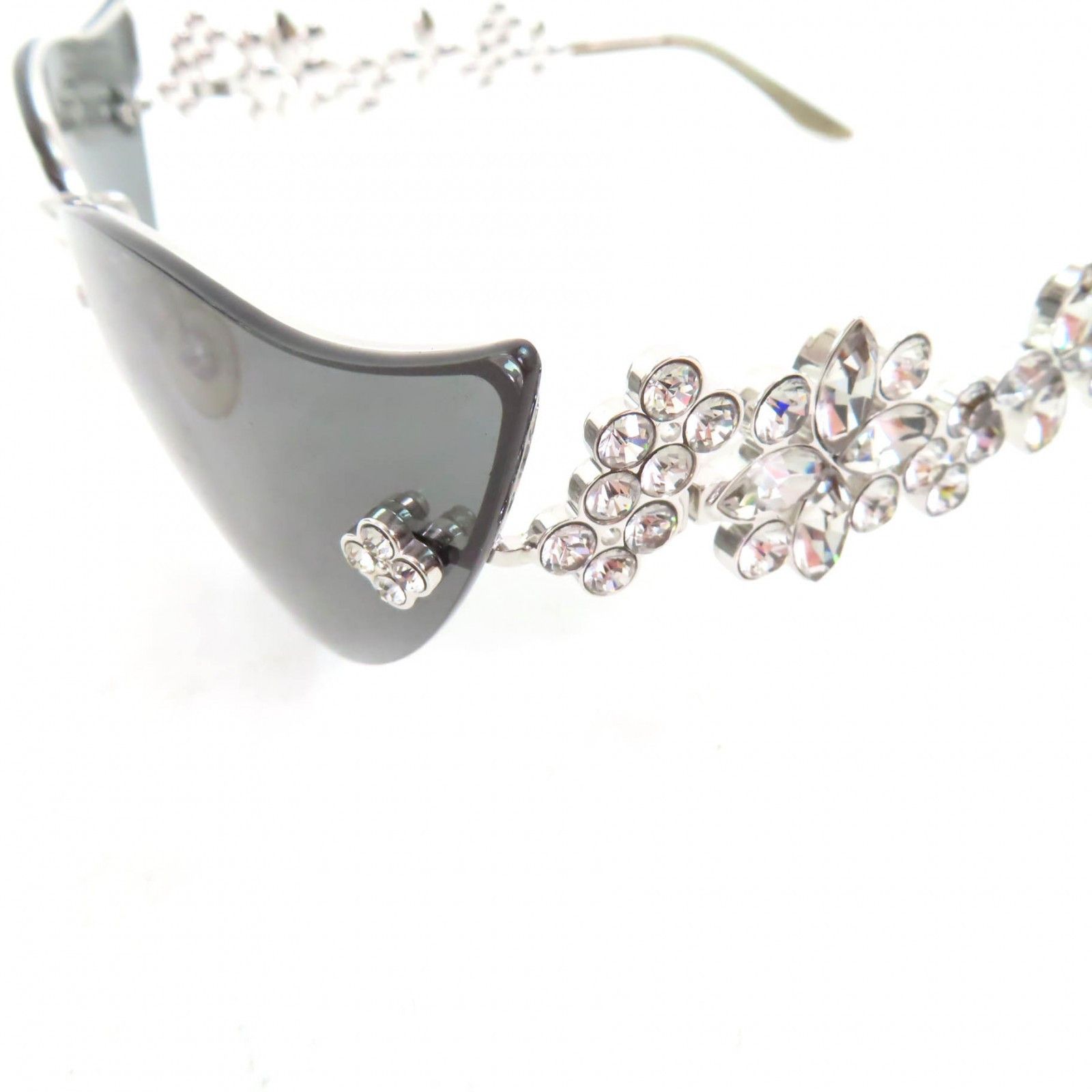 Louis Vuitton Louis Vuitton Louis Vuitton Swarovski Sunglasses Plastic Sunglasses 75BR6 Size ONE SIZE - 7 Thumbnail