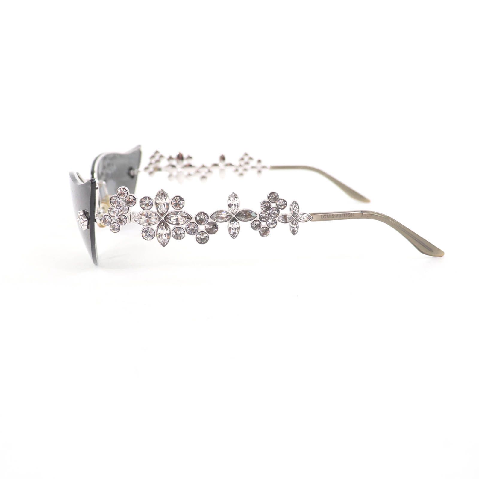 Louis Vuitton Louis Vuitton Louis Vuitton Swarovski Sunglasses Plastic Sunglasses 75BR6 Size ONE SIZE - 10 Thumbnail