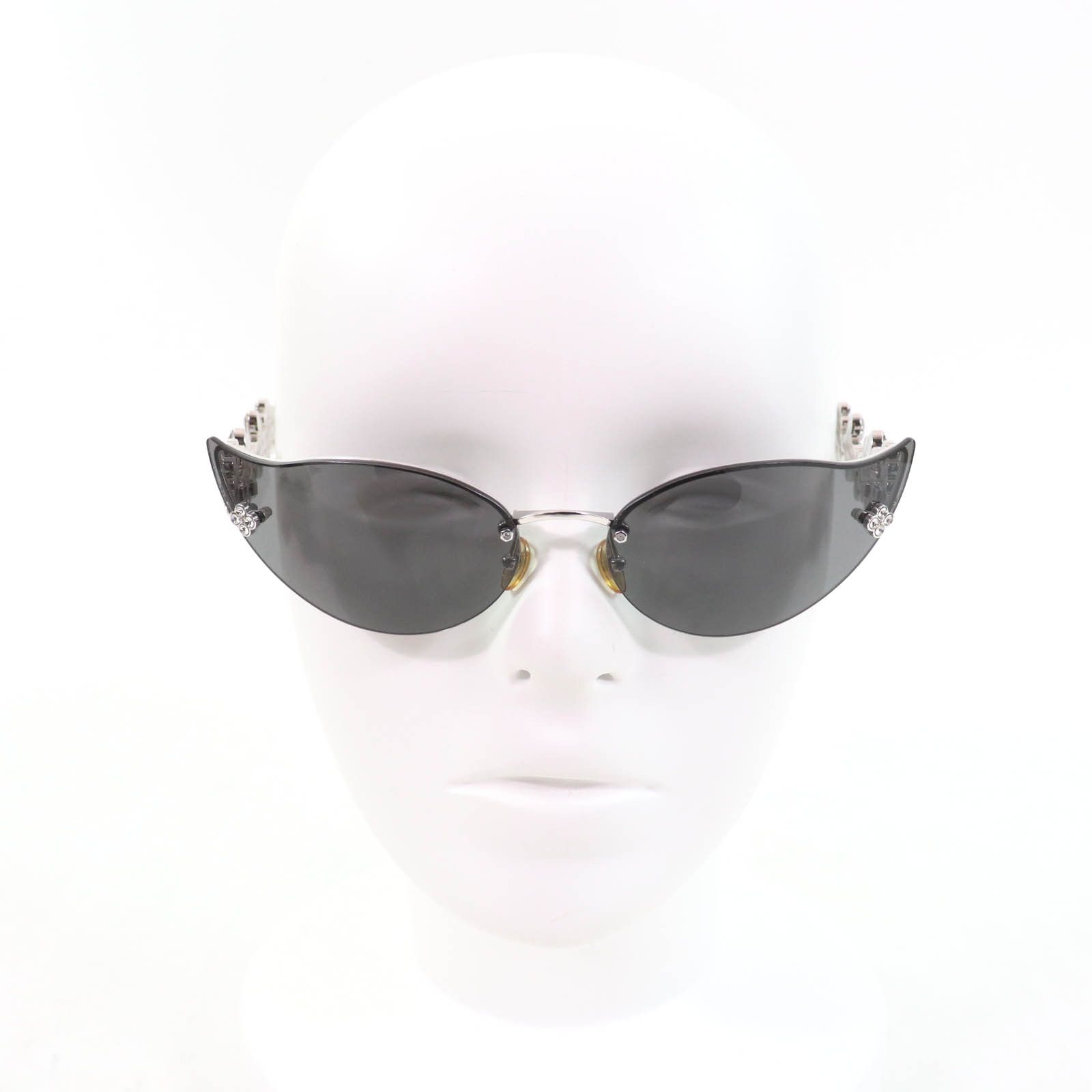 Louis Vuitton Louis Vuitton Louis Vuitton Swarovski Sunglasses Plastic Sunglasses 75BR6 Size ONE SIZE - 4 Thumbnail