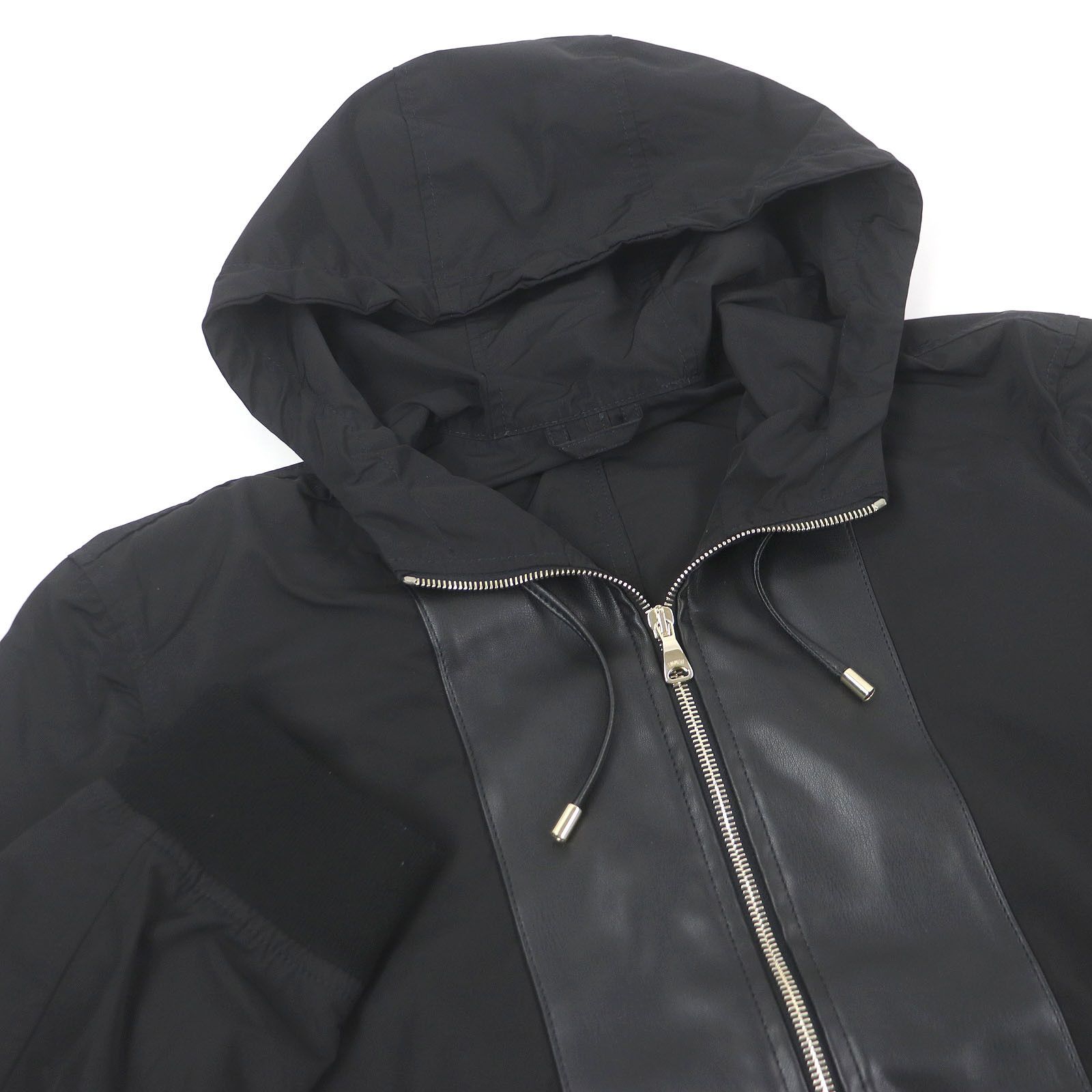Other Other Emmeti BR Special Order Washable Tech Leather Hoodie Others Sweatshirts & Hoodies Size ONE SIZE - 2 Thumbnail