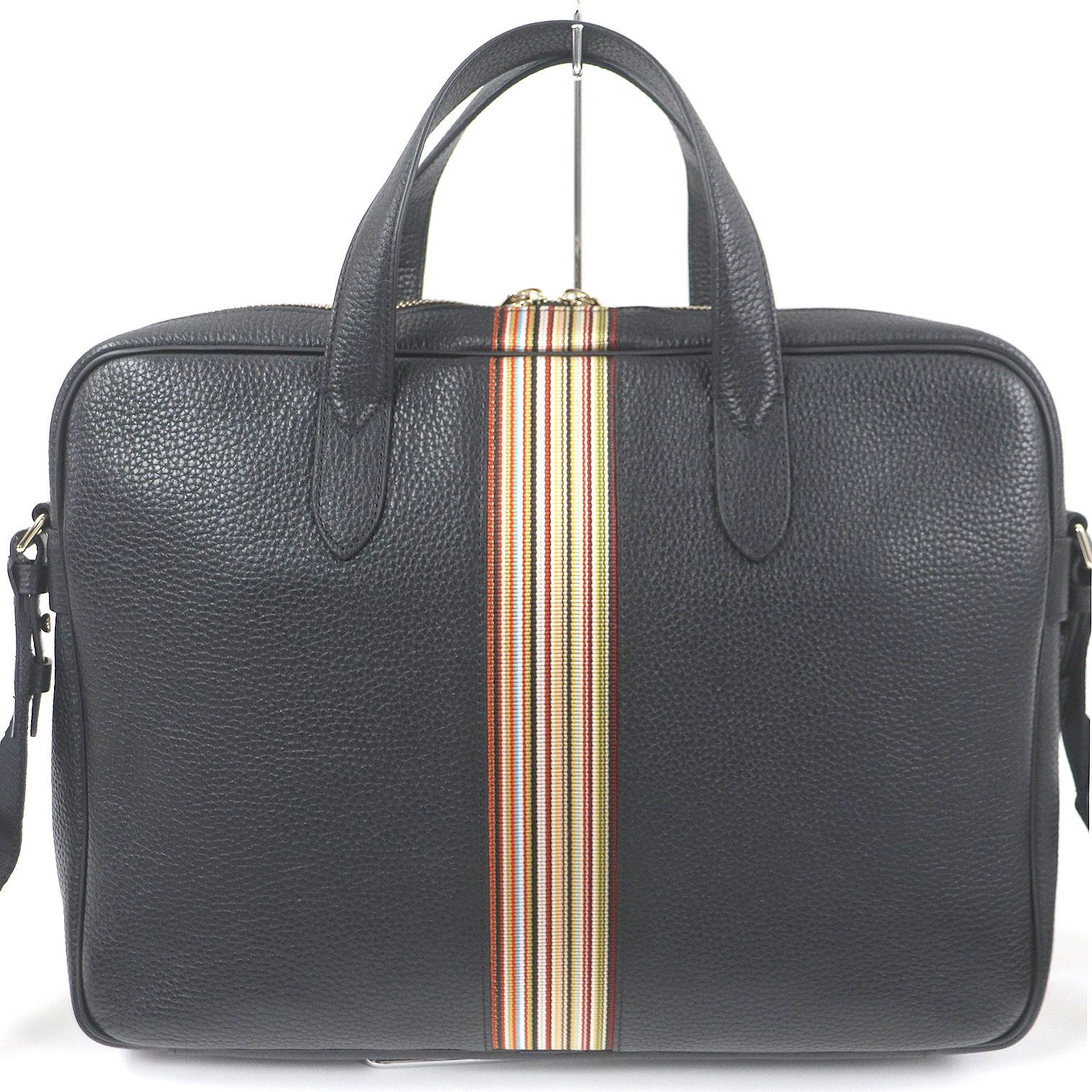 Paul Smith Paul Smith Paul Smith PORTFOLIO Leather 2way Briefcase Leather Business Bag A40009 DUTY FREE for USA Size ONE SIZE - 4 Thumbnail