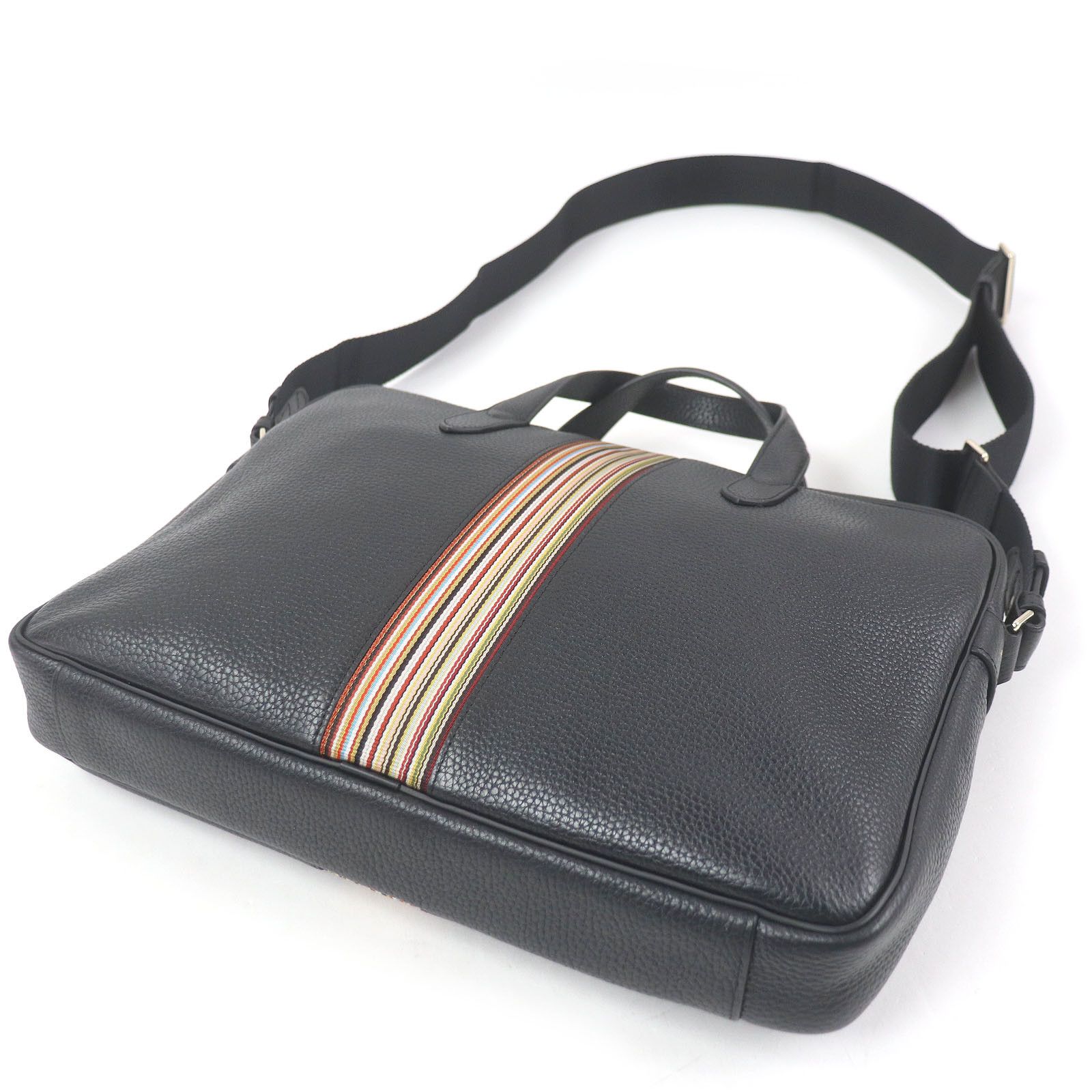 Paul Smith Paul Smith Paul Smith PORTFOLIO Leather 2way Briefcase Leather Business Bag A40009 DUTY FREE for USA Size ONE SIZE - 7 Thumbnail