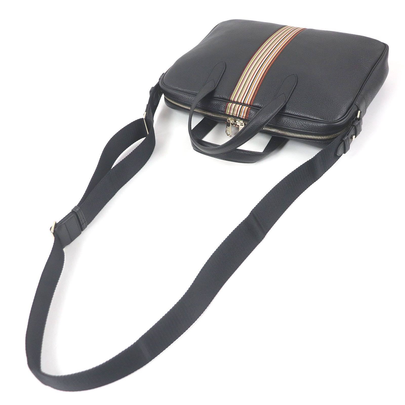 Paul Smith Paul Smith Paul Smith PORTFOLIO Leather 2way Briefcase Leather Business Bag A40009 DUTY FREE for USA Size ONE SIZE - 6 Thumbnail