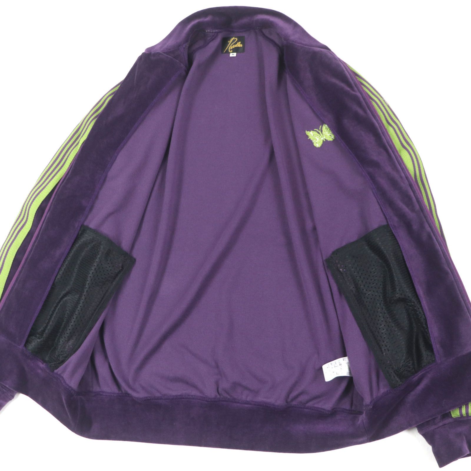 Other Other Needles R.C. Track Jacket Embroidered Velour Jacket Cotton Tops Size ONE SIZE - 4 Thumbnail