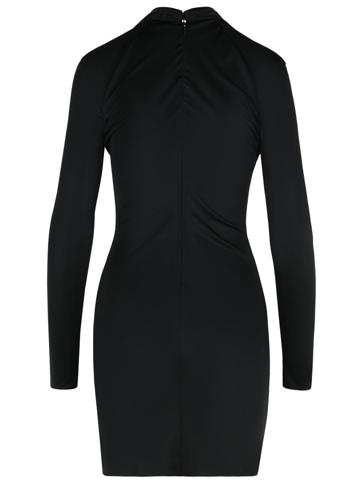 Versace VERSACE Black Viscose Dress Size S / US 4 / IT 40 - 3 Thumbnail