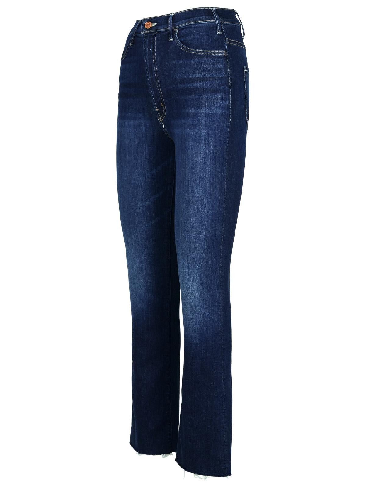 MOTHER MOTHER 'Hustler' Dark Blue Cotton Blend Jeans Size 31" - 2 Thumbnail
