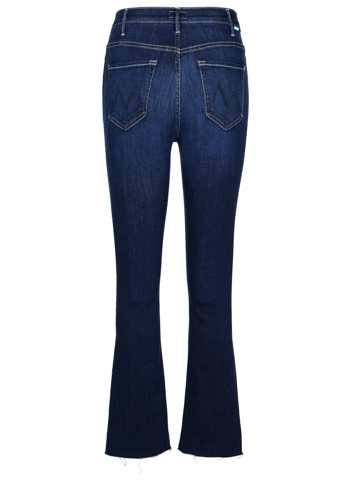 MOTHER MOTHER 'Hustler' Dark Blue Cotton Blend Jeans Size 31" - 3 Thumbnail