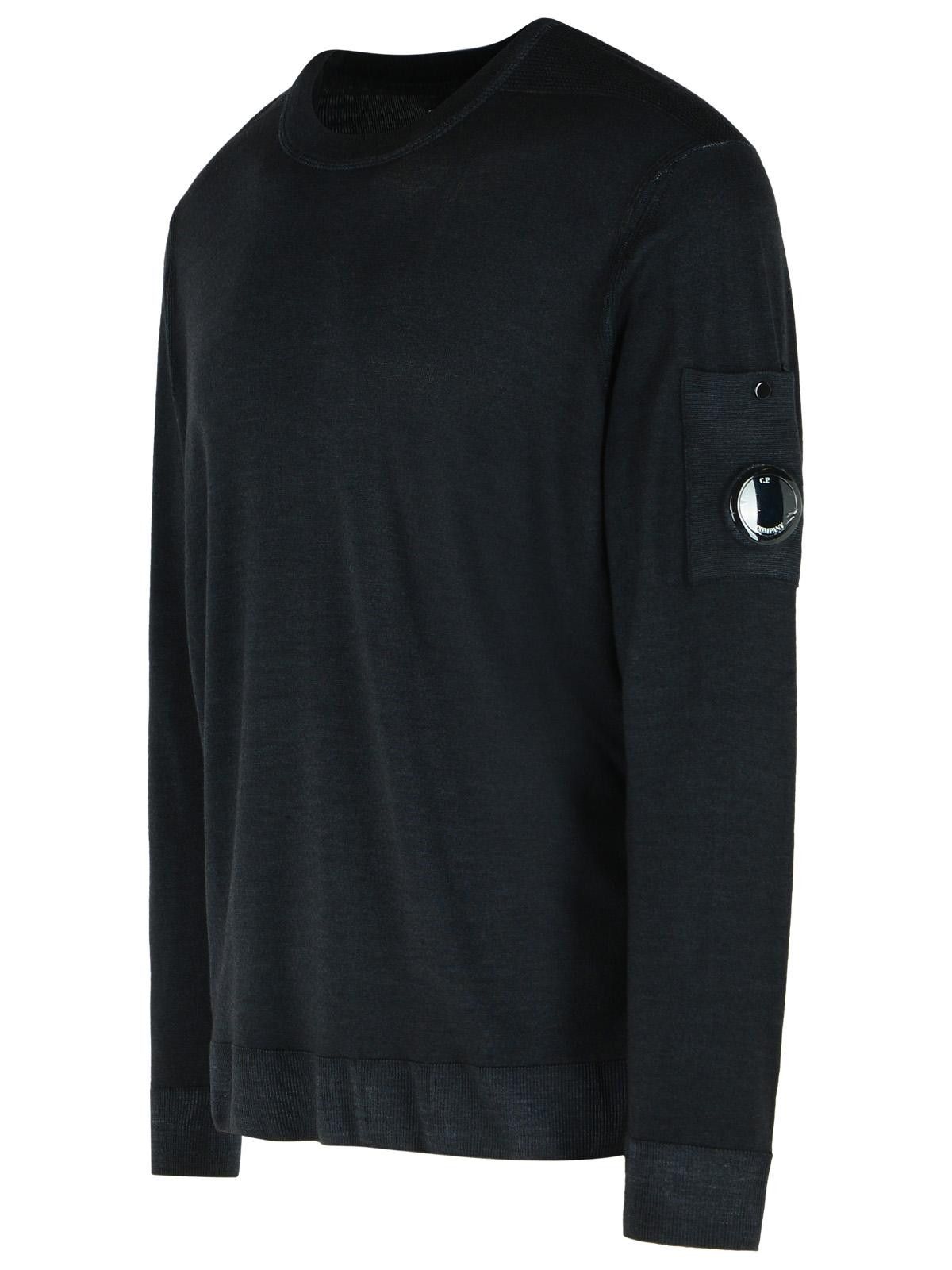 C.P. Company C.P. COMPANY Black Wool Sweater Size US XXL / EU 58 / 5 - 2 Thumbnail
