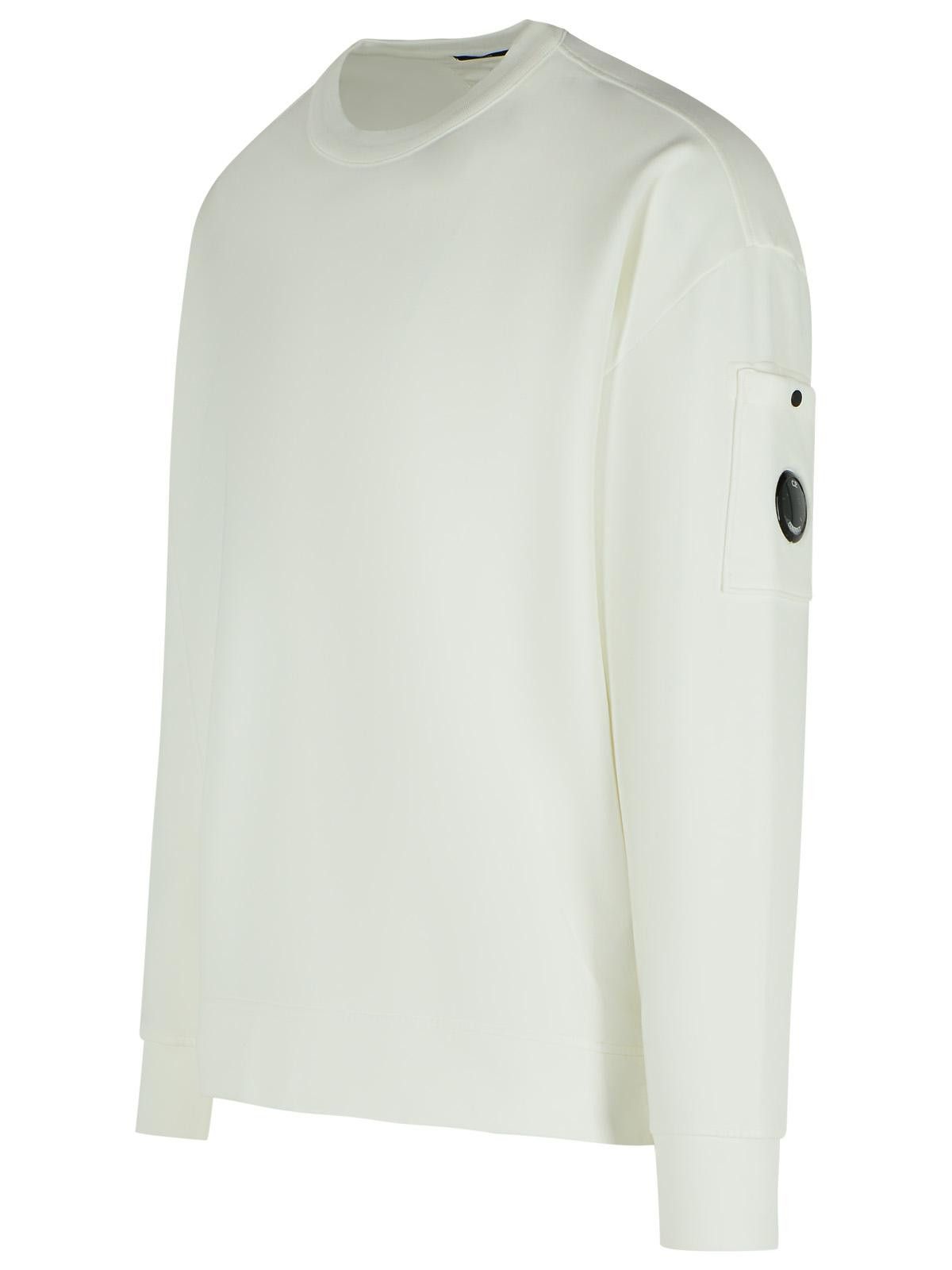 C.P. Company C.P. COMPANY 'Emerized' White Cotton Sweatshirt Size US XL / EU 56 / 4 - 2 Thumbnail