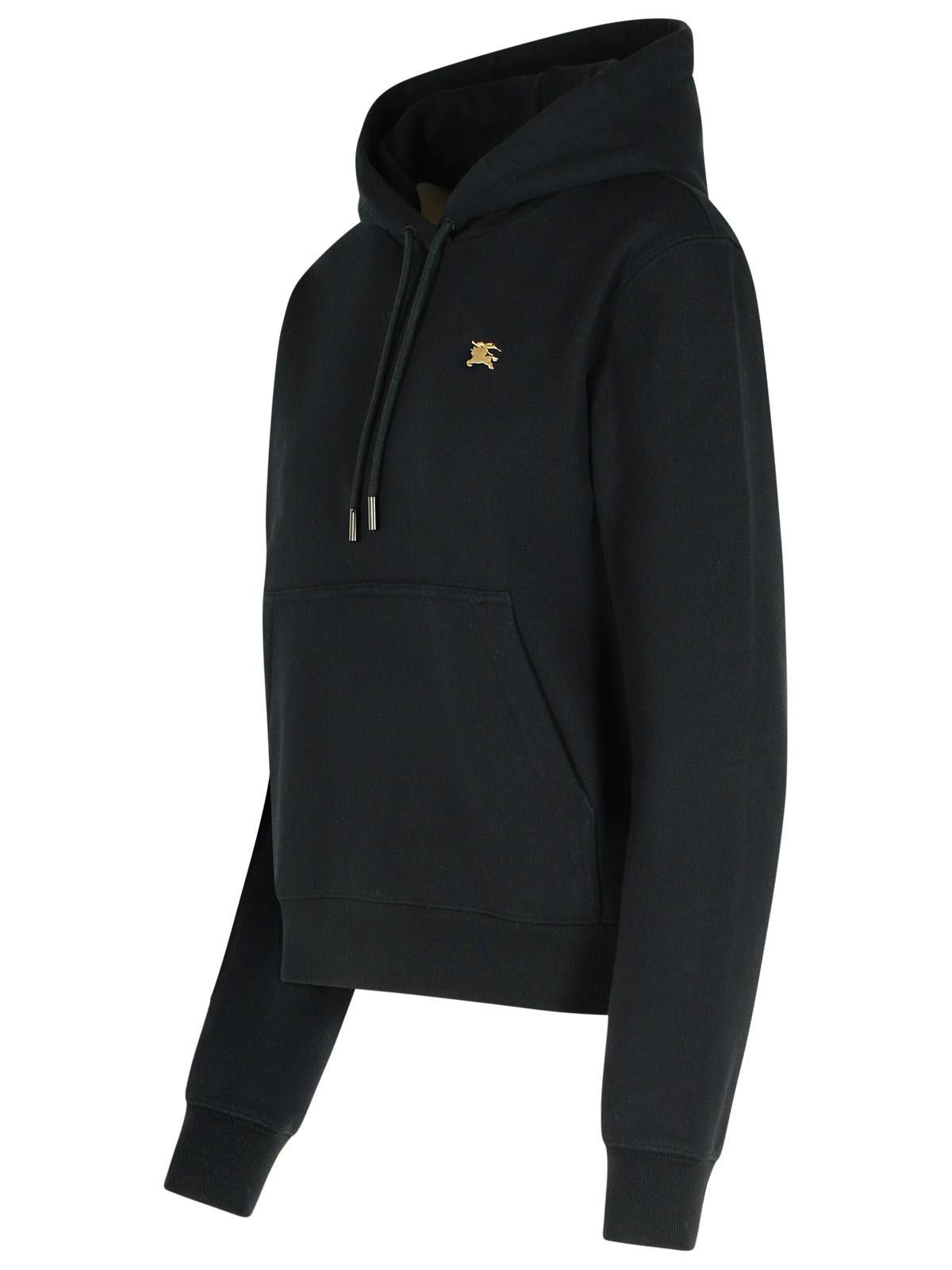 Burberry BURBERRY 'Harriet' Black Cotton Sweatshirt Size S / US 4 / IT 40 - 2 Thumbnail