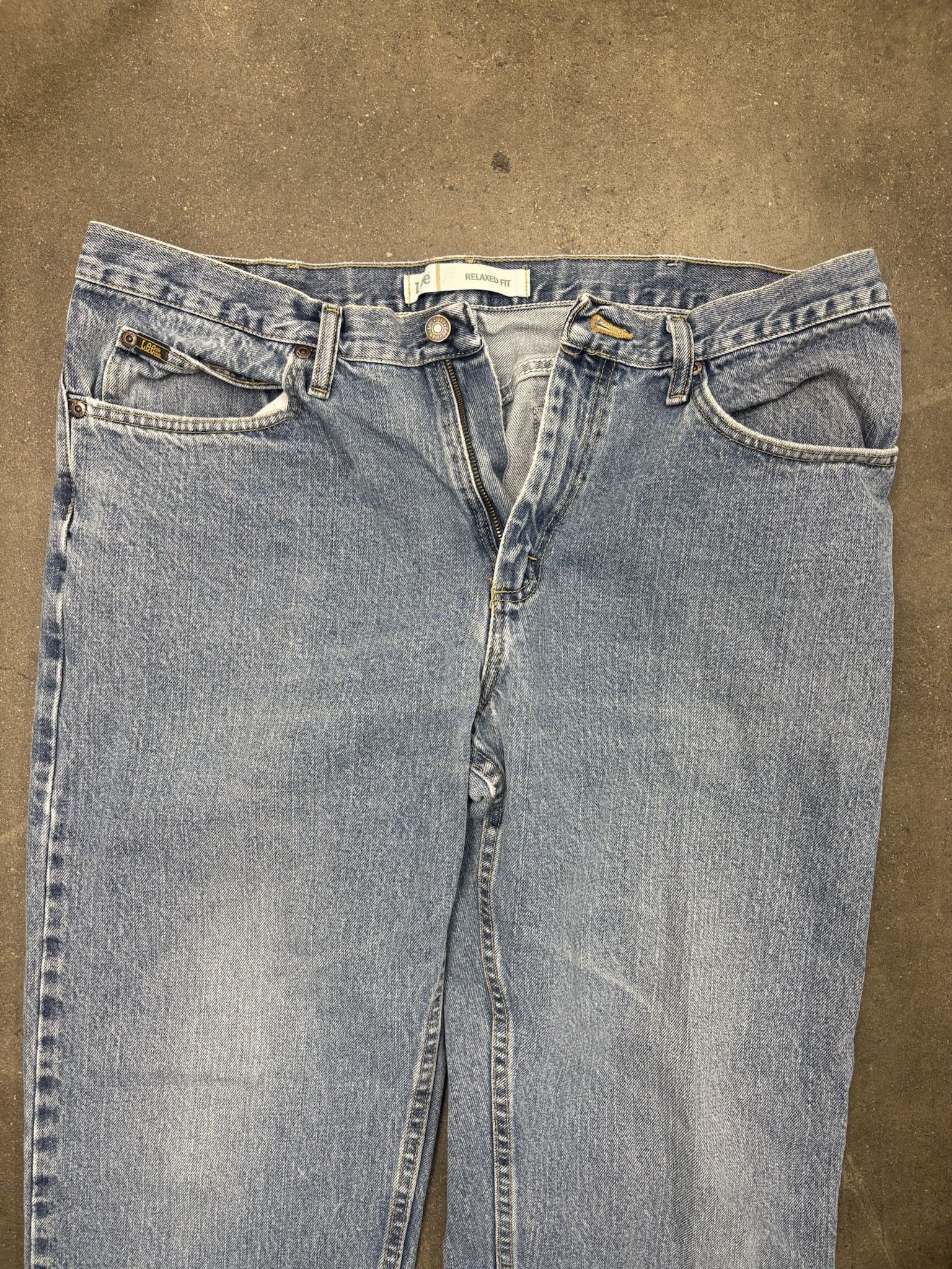 Wrangler Vintage Light Wash Denim Lee Jeans Size US 38 / EU 54 - 3 Thumbnail