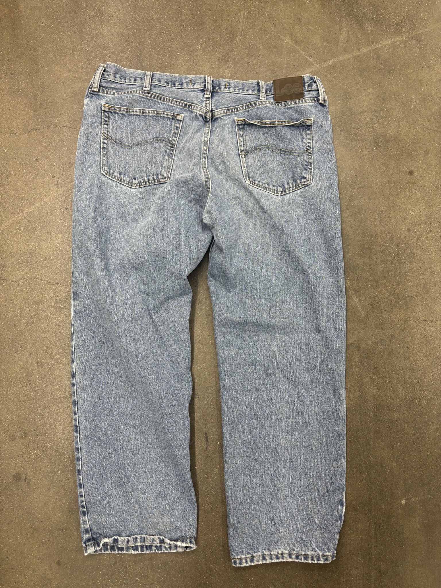 Wrangler Vintage Light Wash Denim Lee Jeans Size US 38 / EU 54 - 5 Thumbnail
