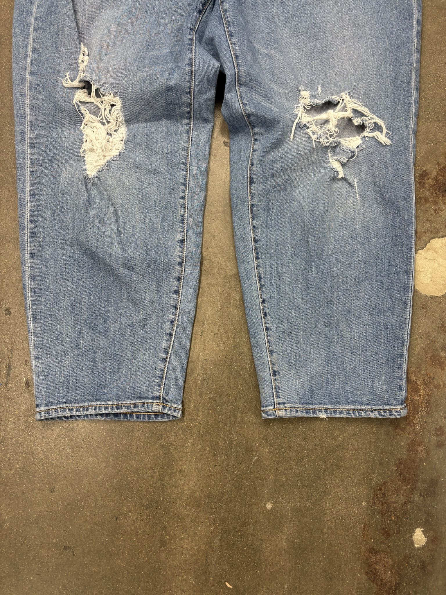 Wrangler Vintage Light Wash Denim Old Navy Bootcut Jeans Size US 44 / EU 60 - 4 Thumbnail