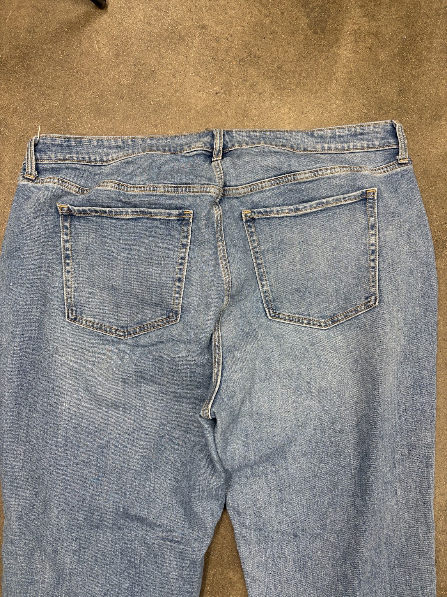 Wrangler Vintage Light Wash Denim Old Navy Bootcut Jeans Size US 44 / EU 60 - 5 Thumbnail
