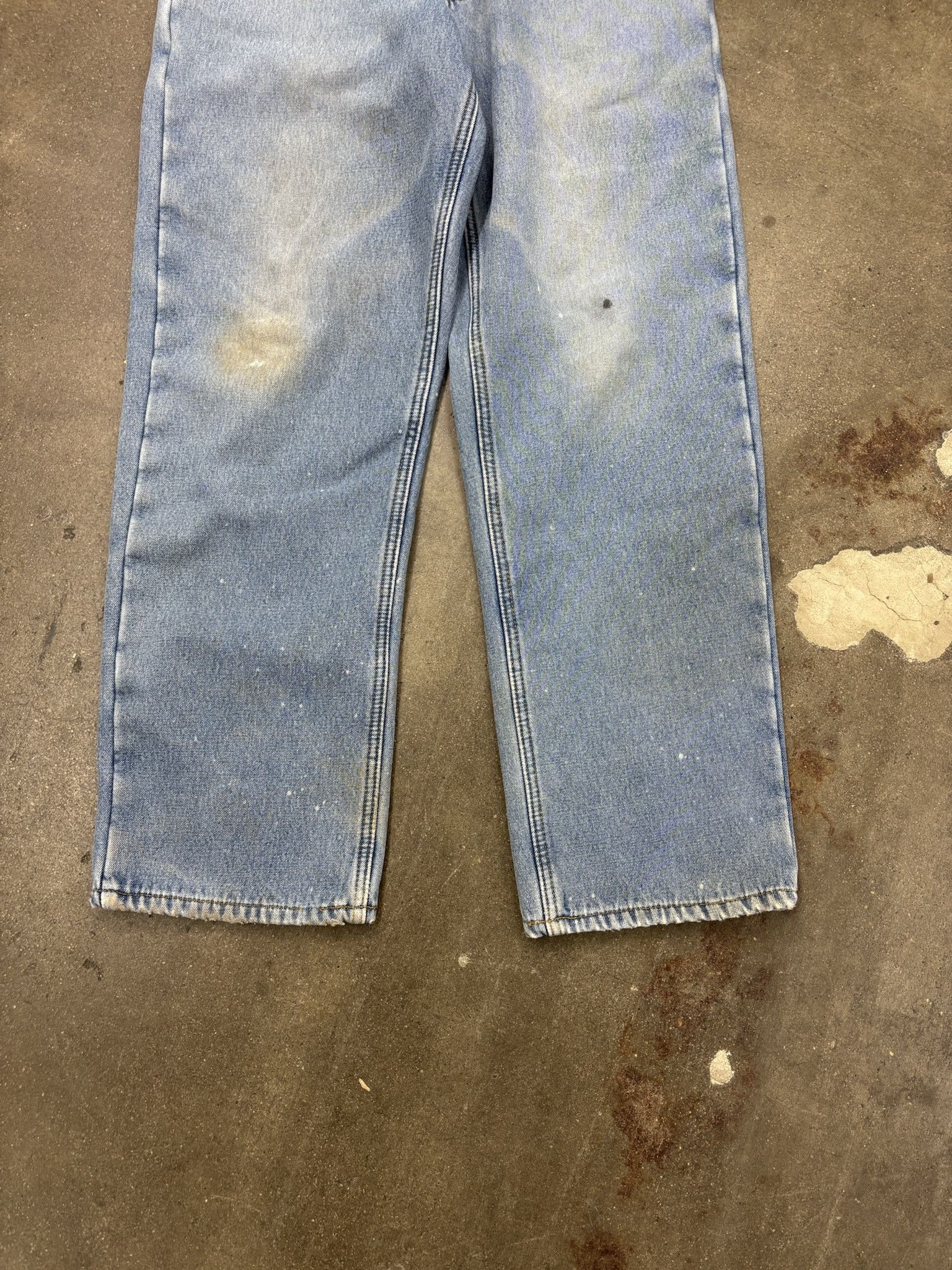 Wrangler Vintage Light Wash Denim Old Mill Insulated Jeans Size US 34 / EU 50 - 4 Thumbnail