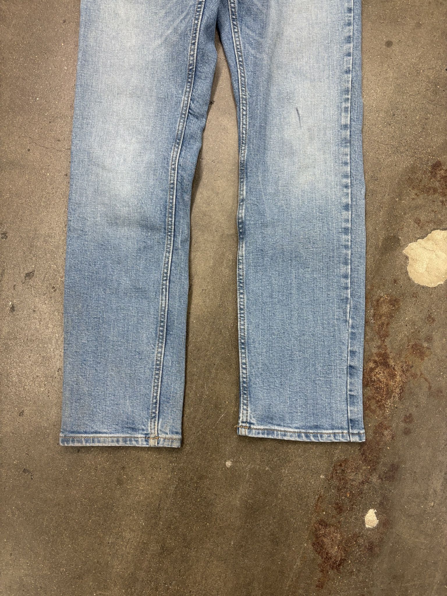 Wrangler Vintage Light Wash Denim Old Navy Slim Jeans Size US 30 / EU 46 - 4 Thumbnail