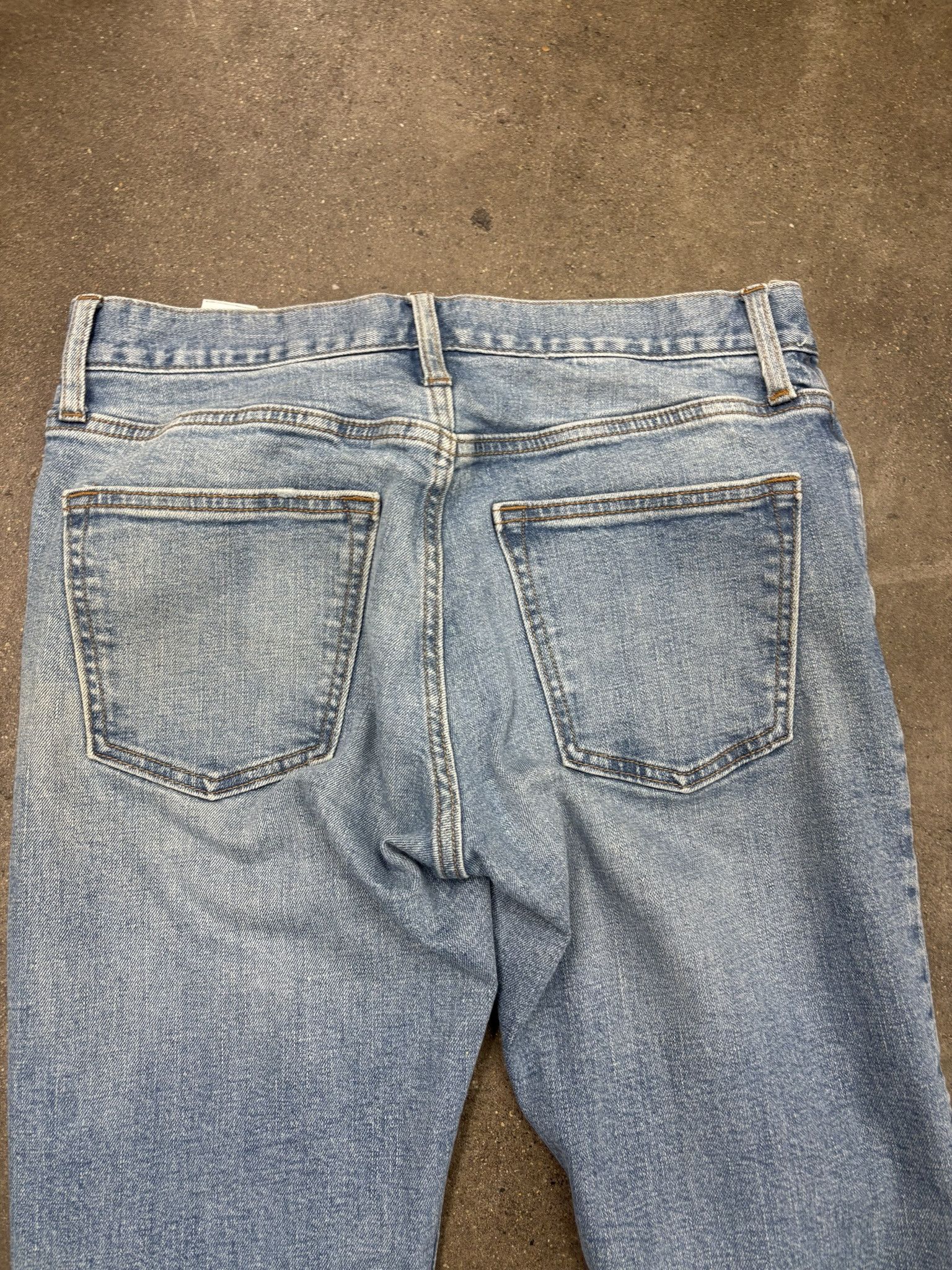 Wrangler Vintage Light Wash Denim Old Navy Slim Jeans Size US 30 / EU 46 - 5 Thumbnail