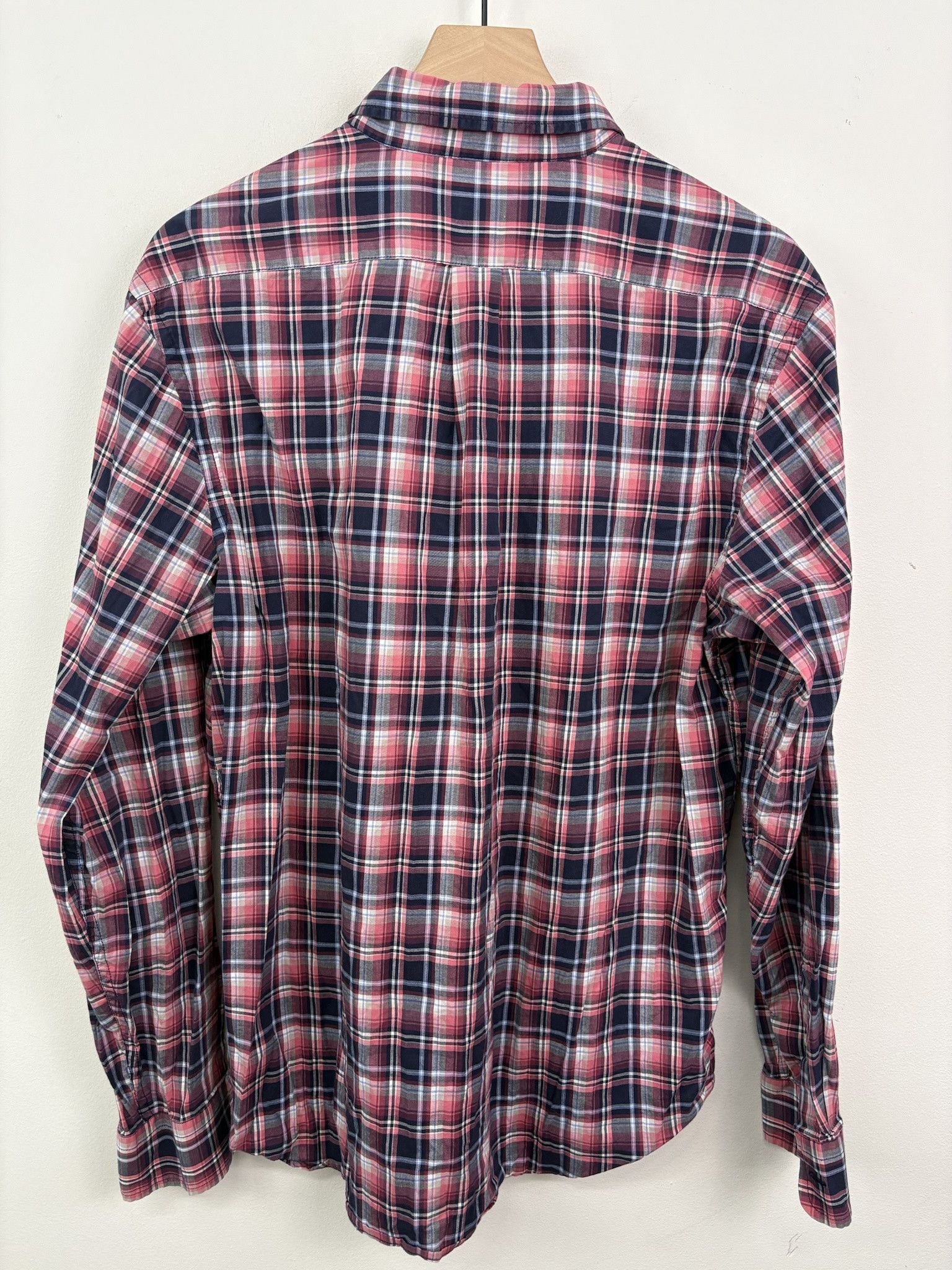Gap × Polo Ralph Lauren × Vintage Vintage Plaid Pattern Gap Collared Button Up Shirt Size L Size US L / EU 52-54 / 3 - 3 Thumbnail