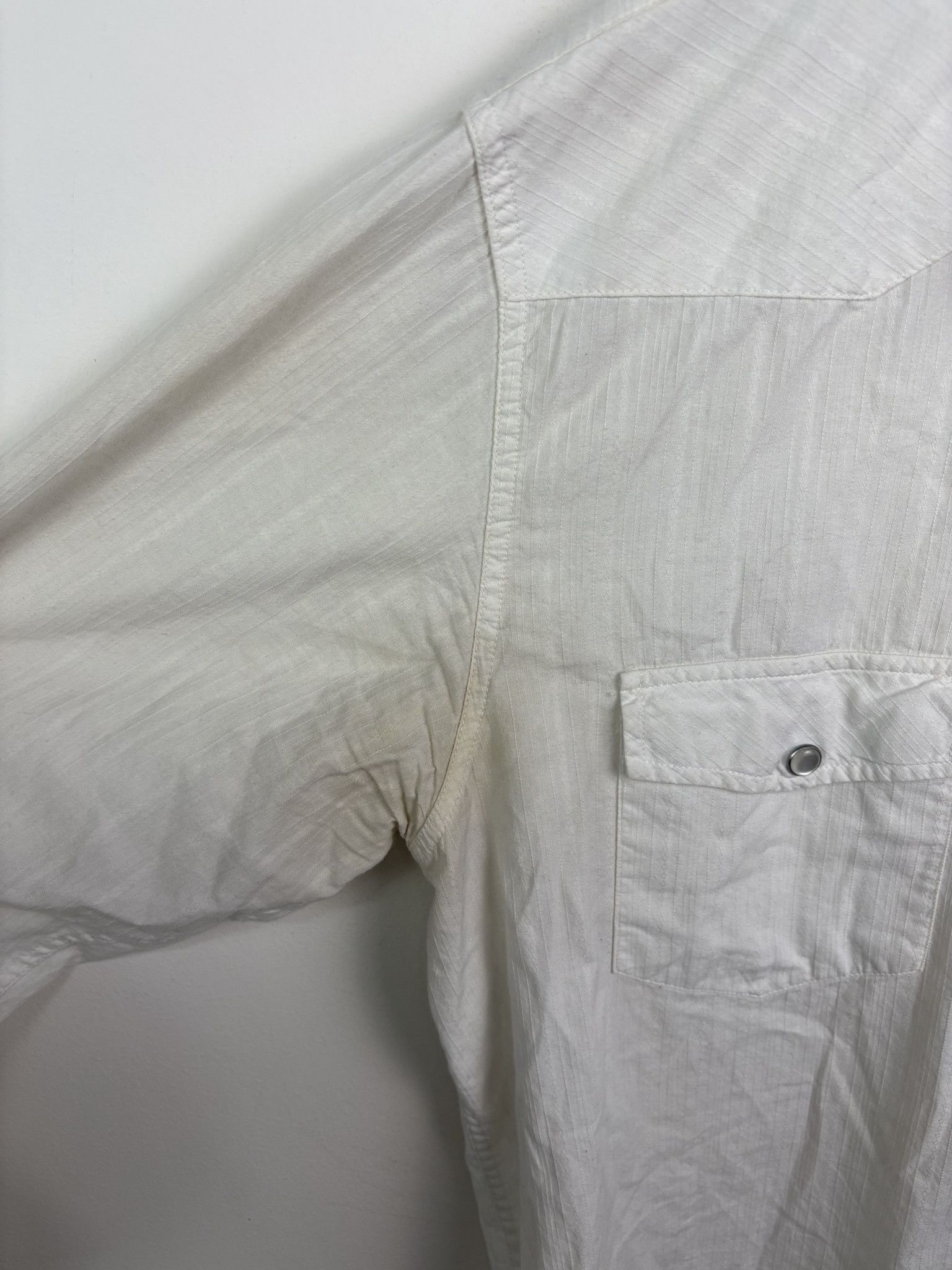 Aeropostale × Polo Ralph Lauren × Vintage Vintage Y2K Aeropostale Plain Collared Button Up Shirt Size L Size US L / EU 52-54 / 3 - 3 Thumbnail