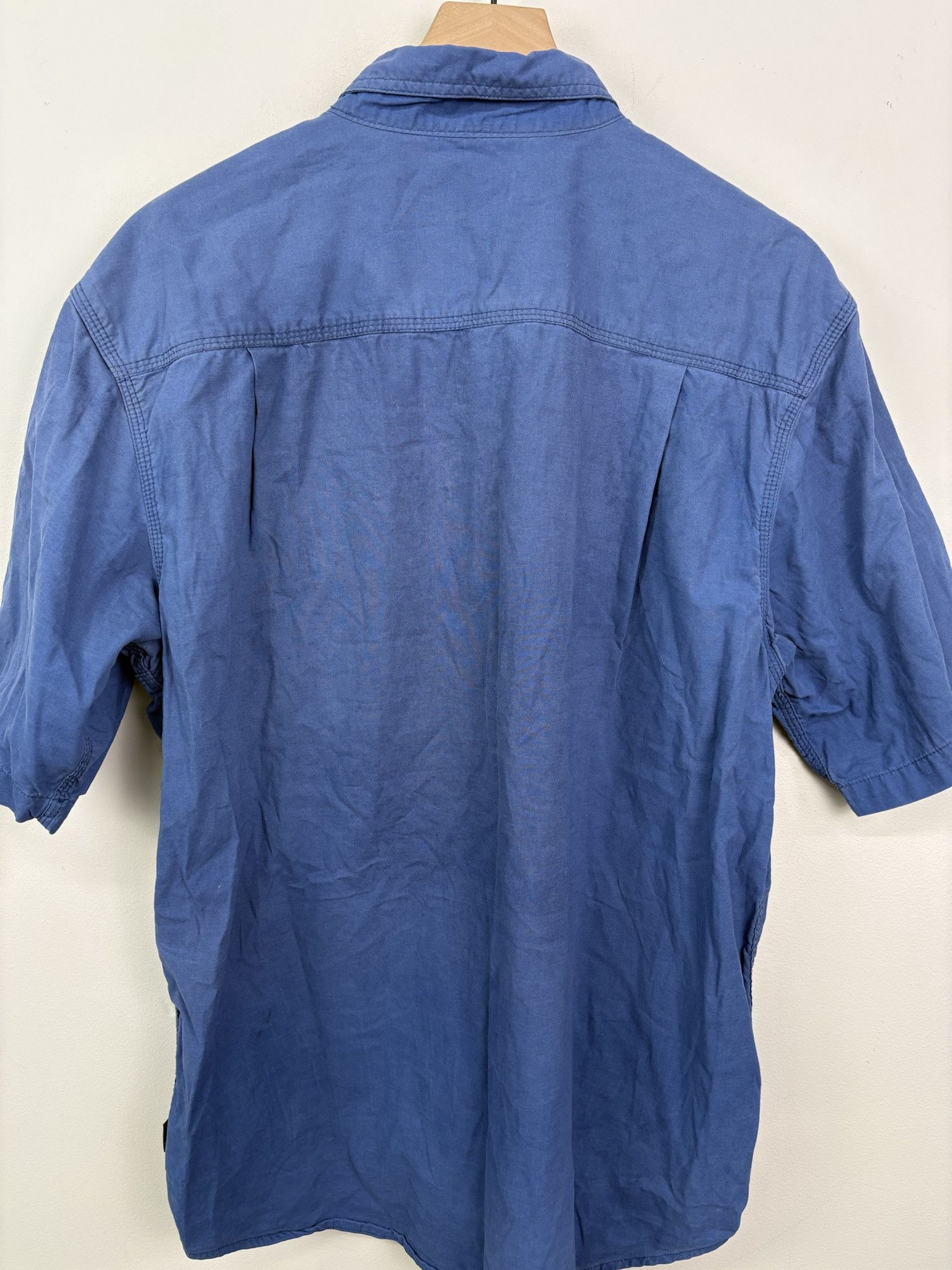 Gap × Polo Ralph Lauren × Vintage Vintage Short Sleeve Gravel Gear Collared Button Up Shirt Size L Size US L / EU 52-54 / 3 - 3 Thumbnail