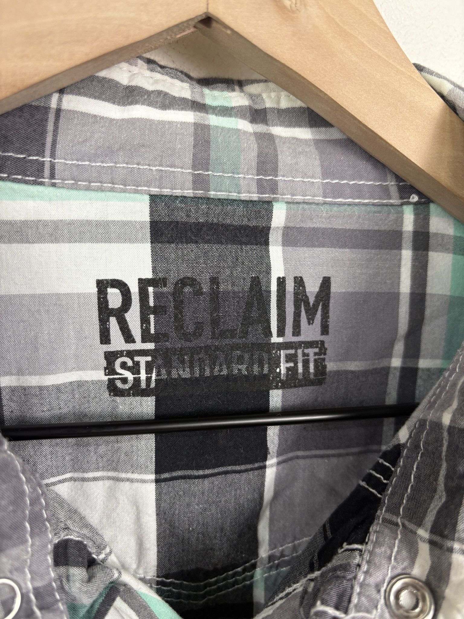 Gap × Polo Ralph Lauren × Vintage Vintage Long Sleeve Reclaim Plaid Button Up Collared Shirt Size L Size US L / EU 52-54 / 3 - 2 Thumbnail