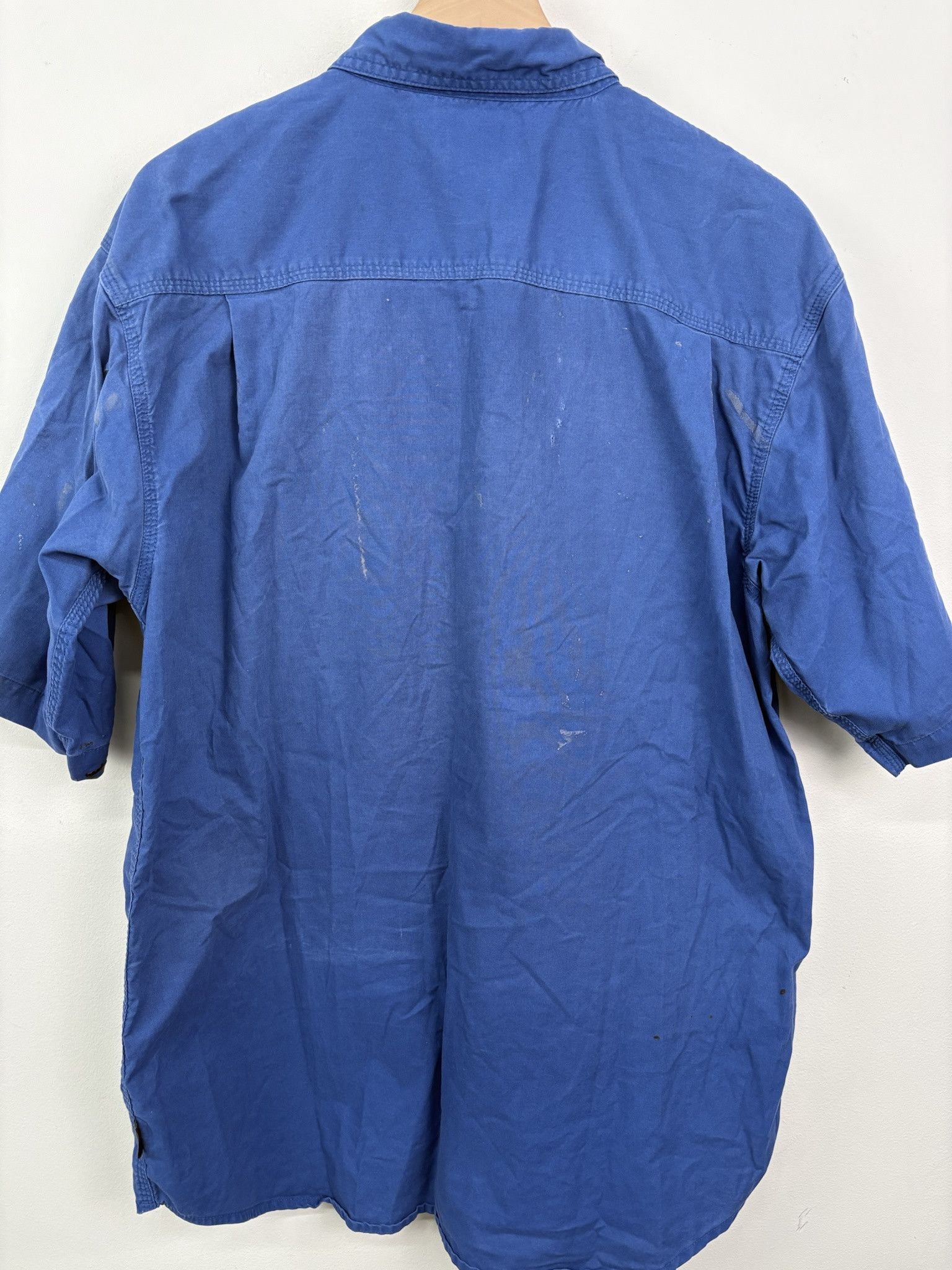 Gap × Polo Ralph Lauren × Vintage Vintage Short Sleeve Distressed Gravel Gear Button Up Collared Shirt Size L Size US L / EU 52-54 / 3 - 4 Thumbnail