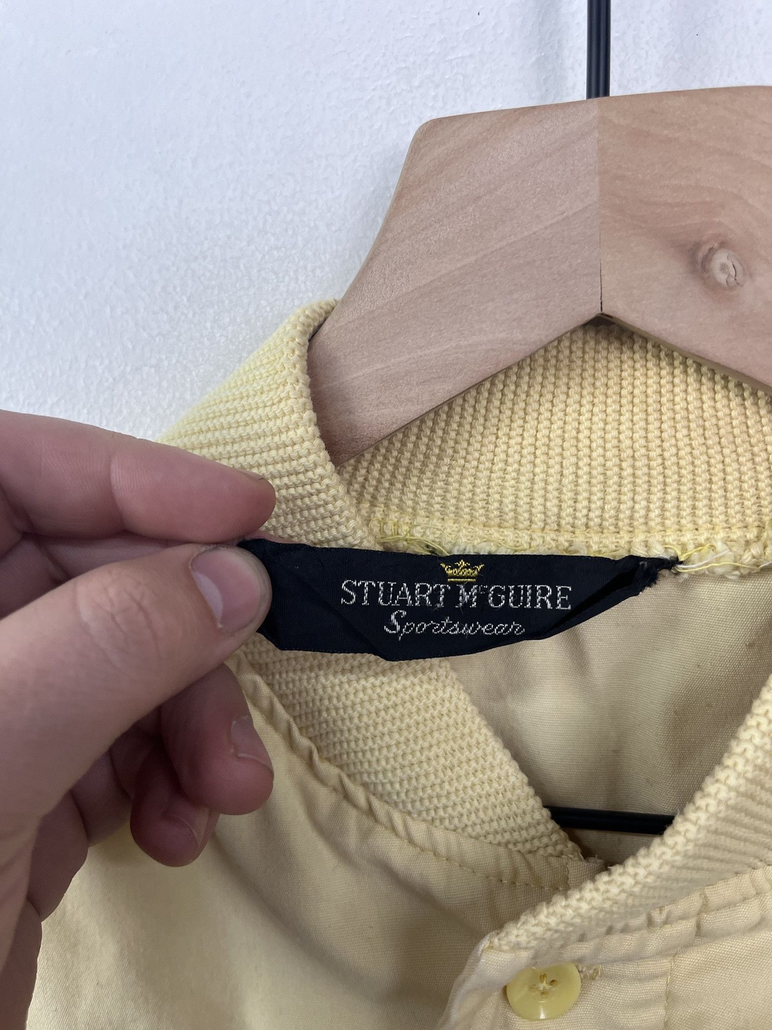 Vintage Vintage 80s Yellow Canvas Light Jacket Size M Size US M / EU 48-50 / 2 - 2 Thumbnail