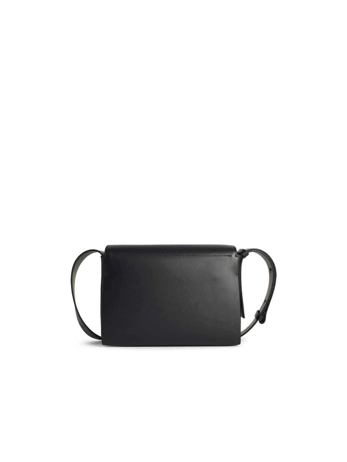 Jil Sander JIL SANDER Small 'Messenger' Black Leather Bag Size ONE SIZE - 3 Thumbnail