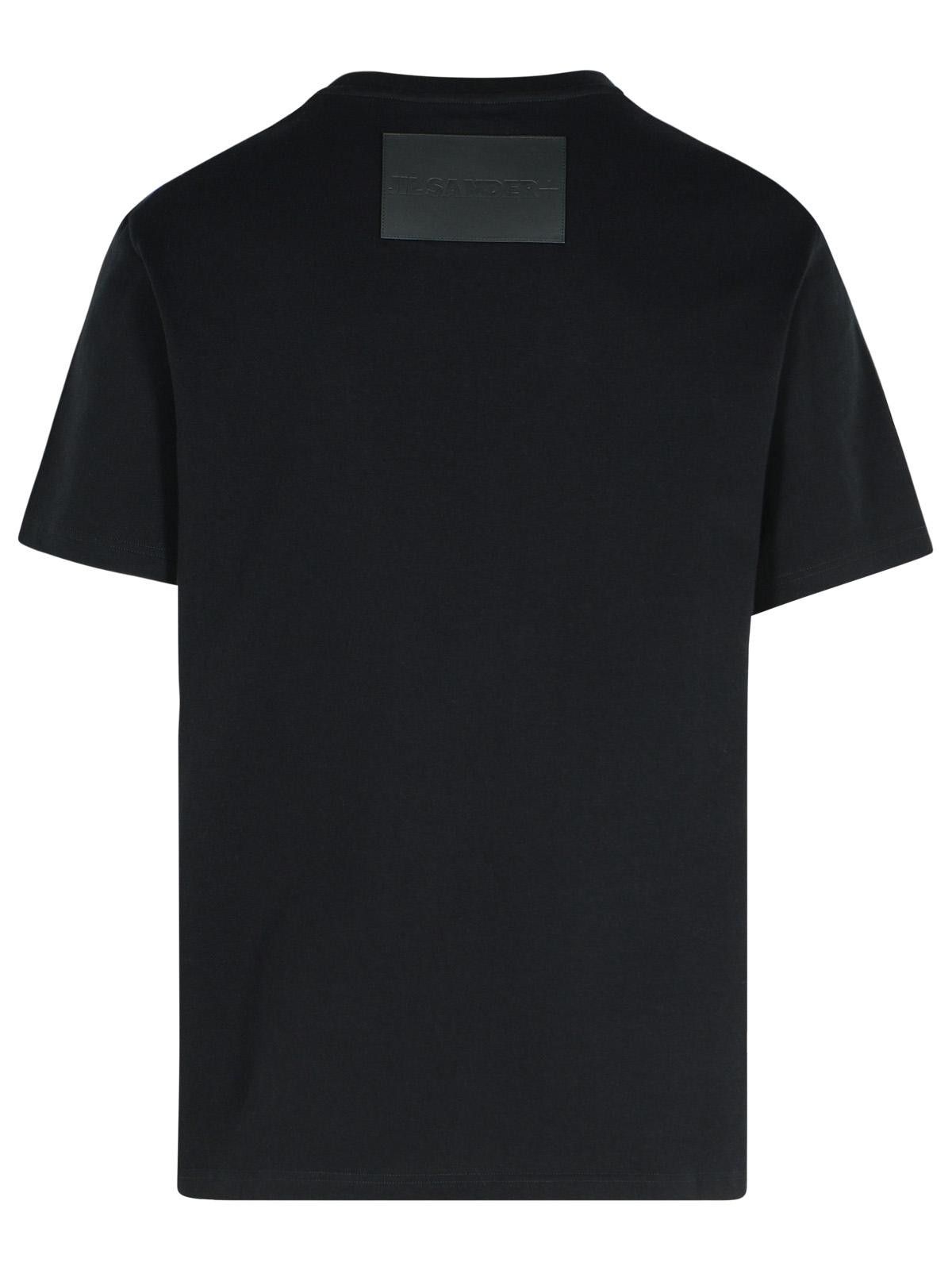 Jil Sander JIL SANDER Black Cotton T-Shirt Size US XL / EU 56 / 4 - 3 Thumbnail